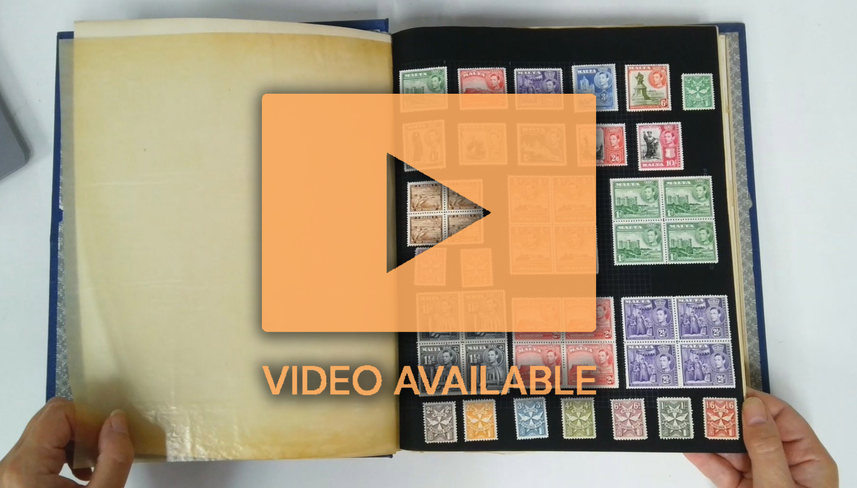 Malta and Gibraltar mint KGVI and QEII collection in album