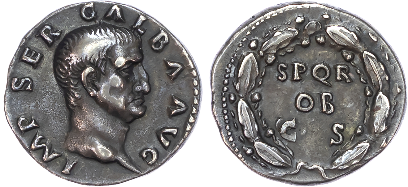 Galba (AD 68-69) AR Denarius, Rome, 3.38g.