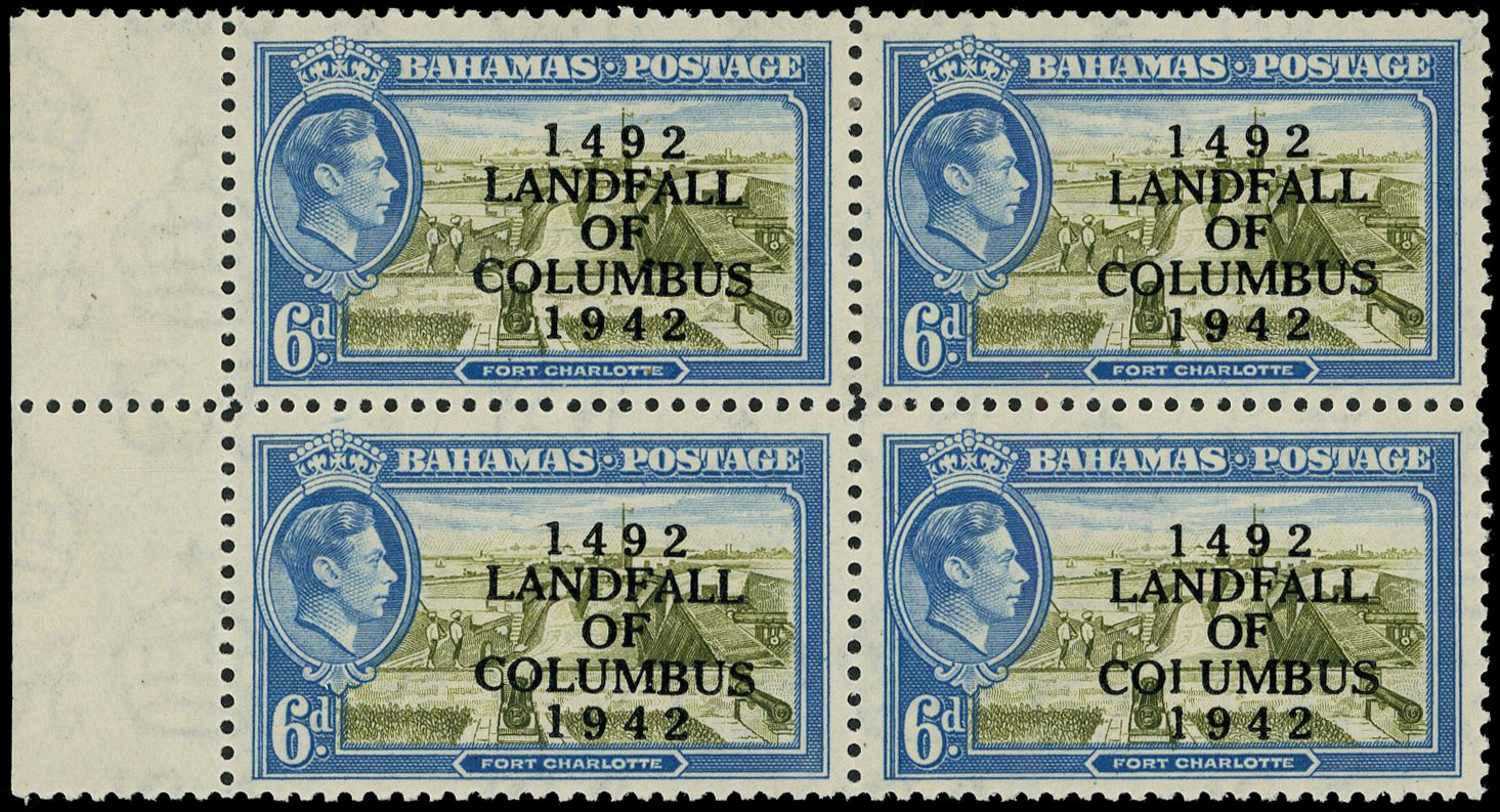 Bahamas SG 169a block mint