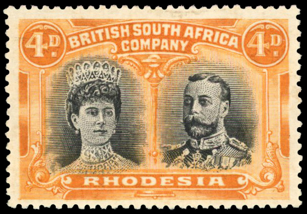 RSC B 4d black and orange #2 hook in Queen's ear mint