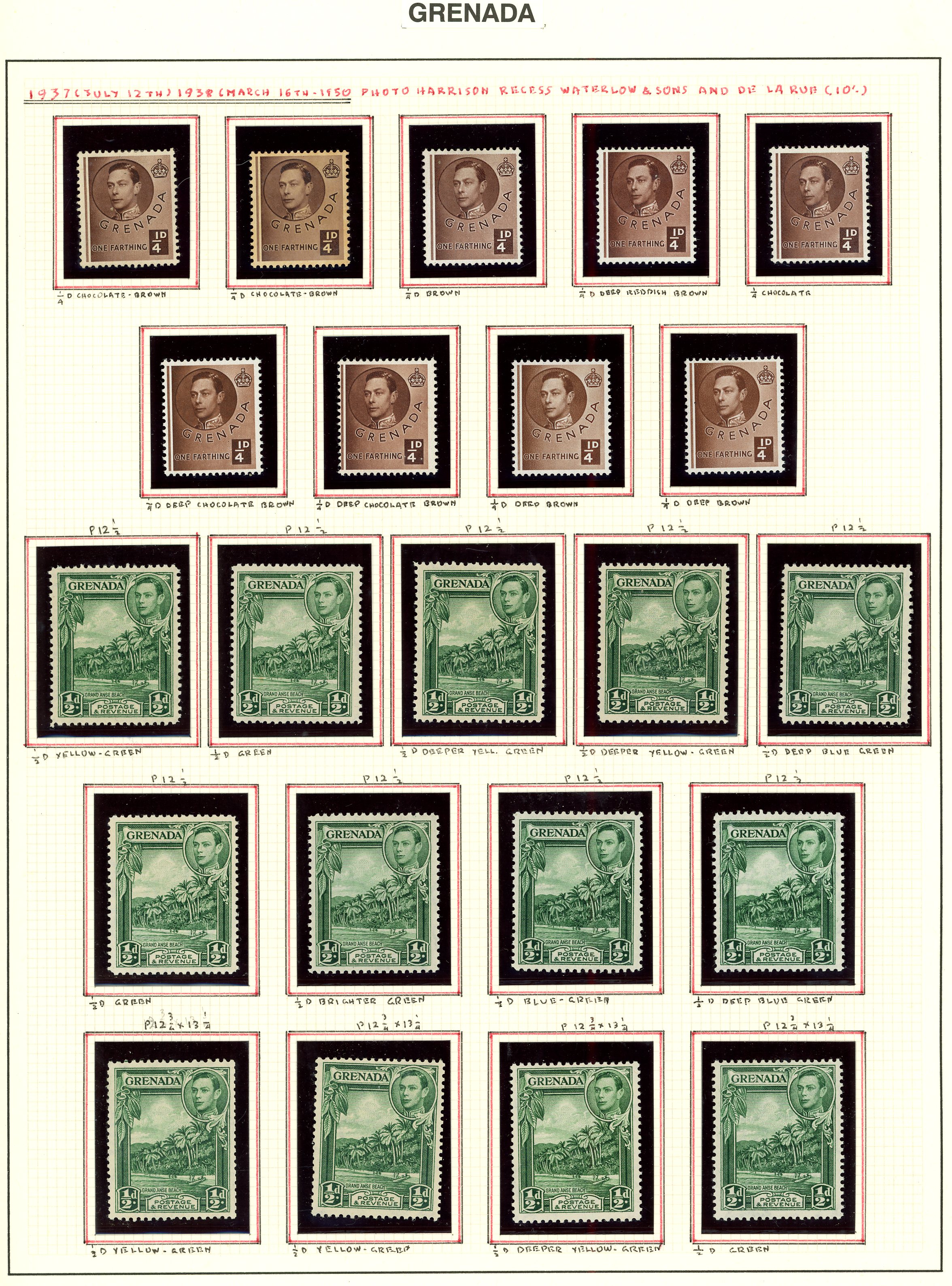 1937-51 KG VI mint collection (204) on...