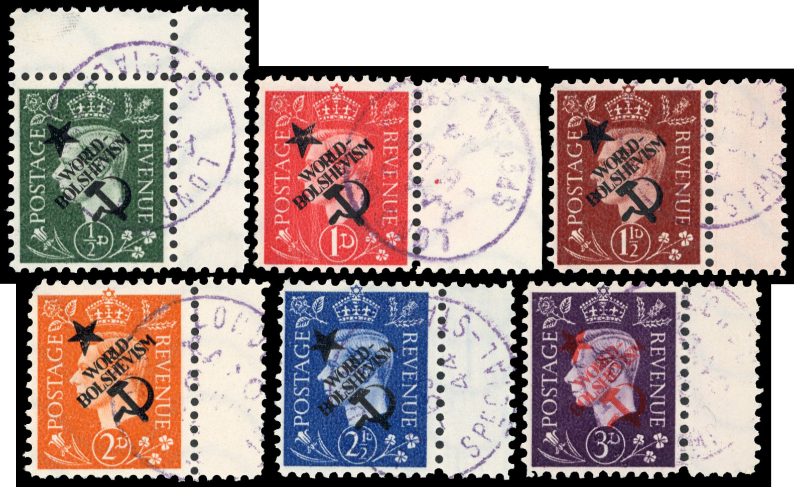 German Propaganda Forgeries; WORLD-BOLSHEVISM set used