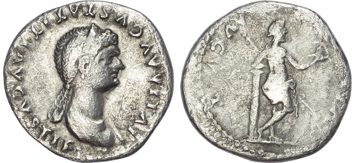 Julia Titi (Daughter of Titus) AR Denarius, Rome, AD 80/81, 3.02g.