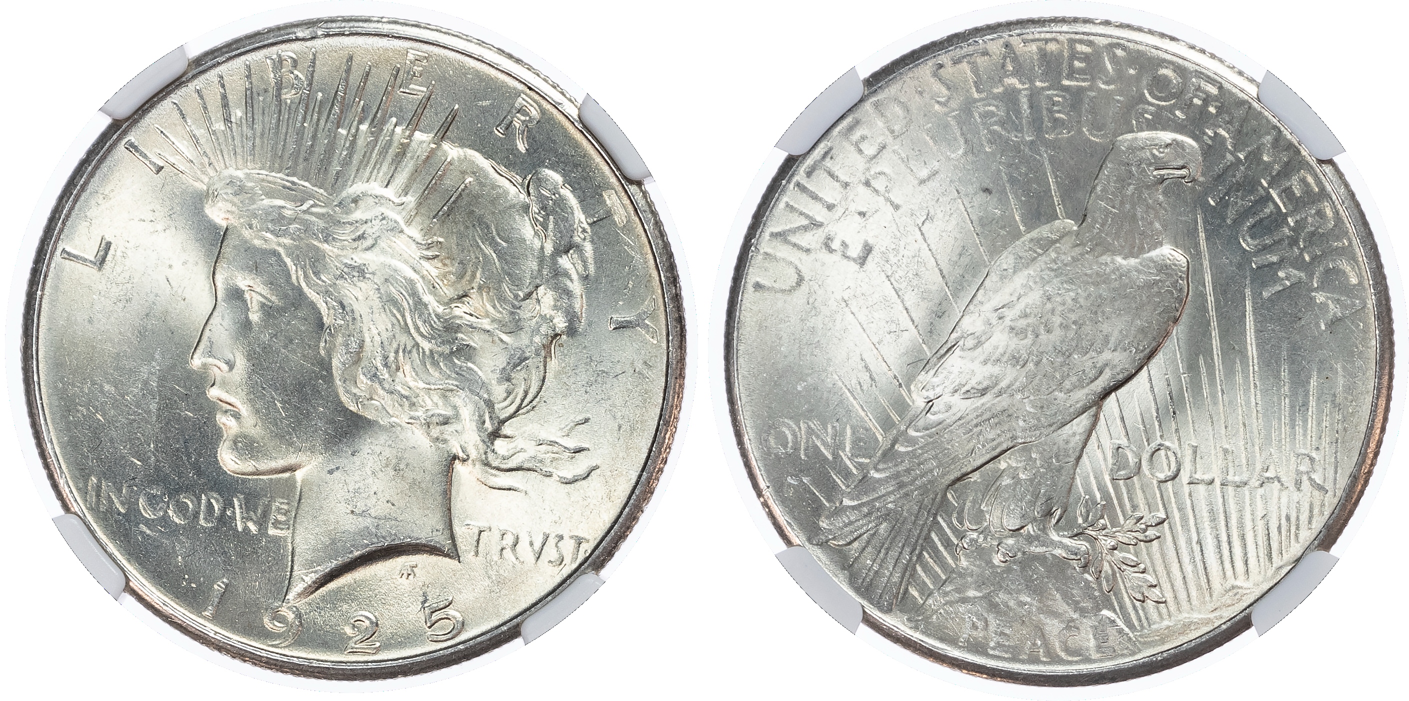 USA. AR Peace Dollar. 1925. 