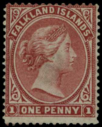 1878 no watermark 1d claret, a very...