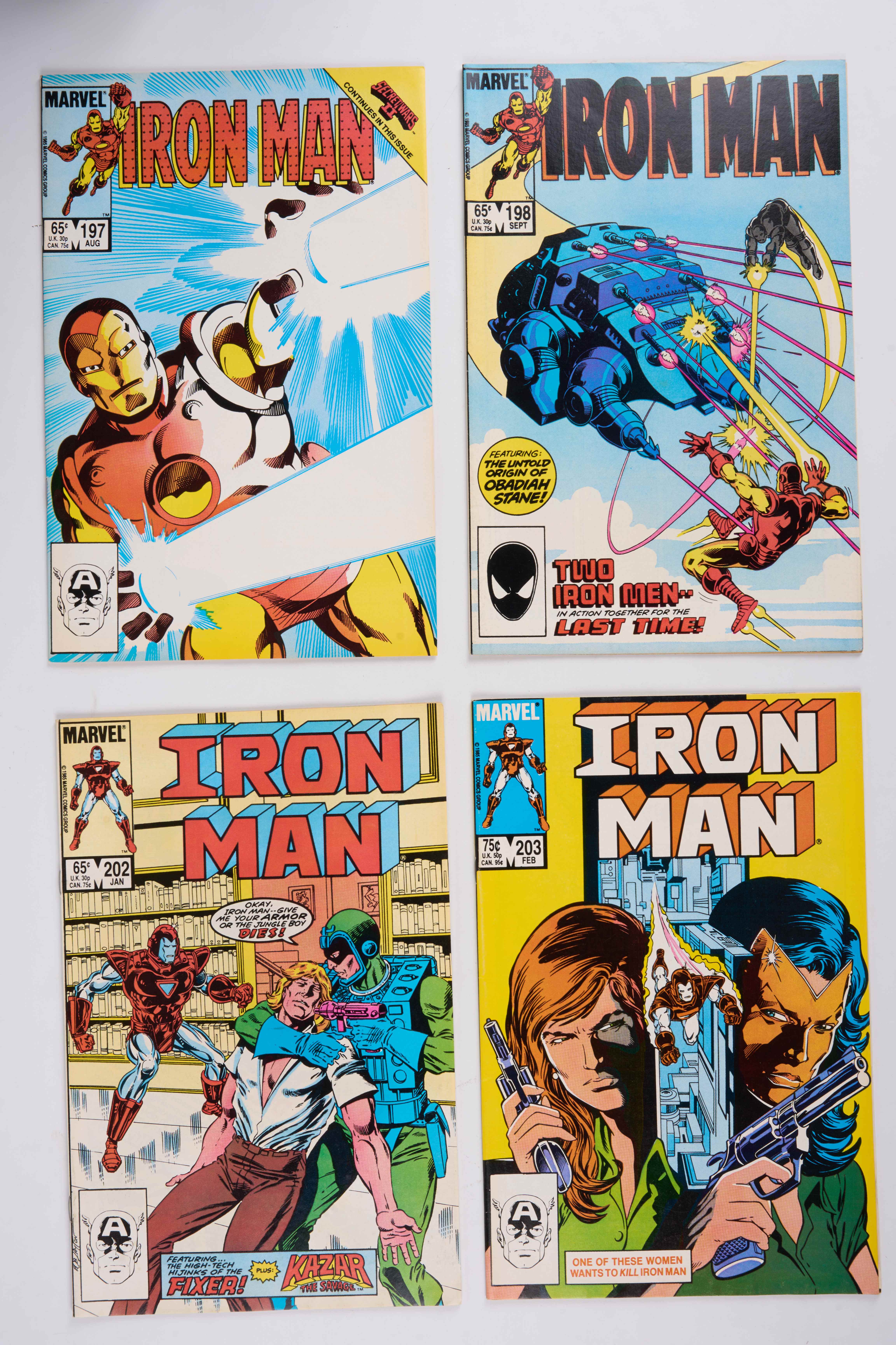 Iron Man Vol 1 Bundle (Marvel Comics, 1985-88) Bundle of 25