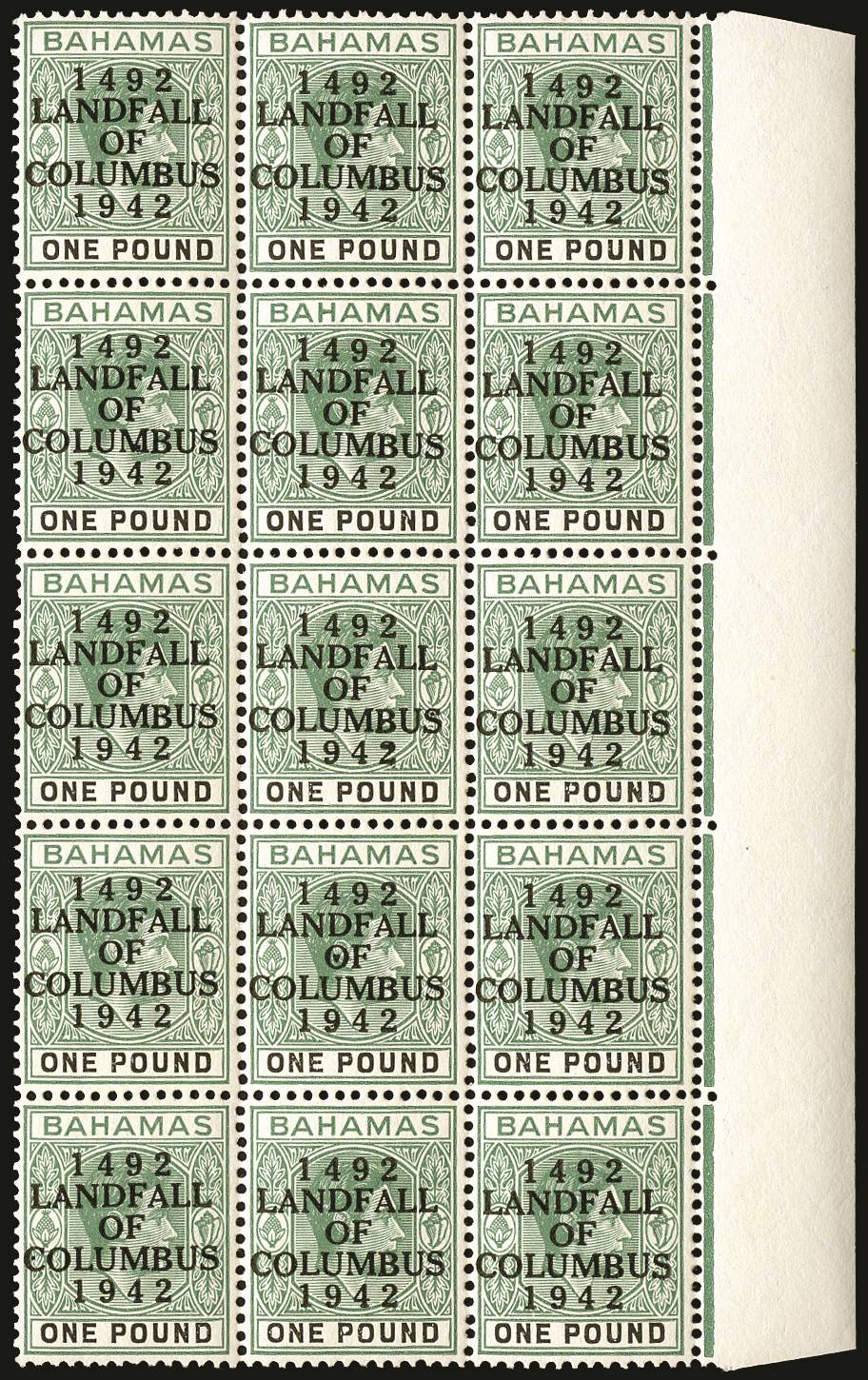 Bahamas SG 175a mint block