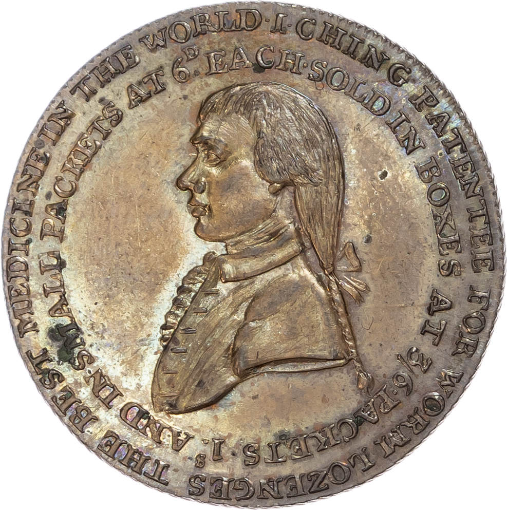 London – Cheapside, John Ching (medicine seller) Halfpenny undated