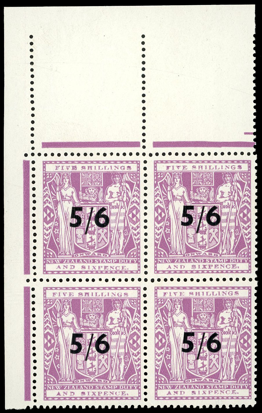 NZ SG F188 block mint