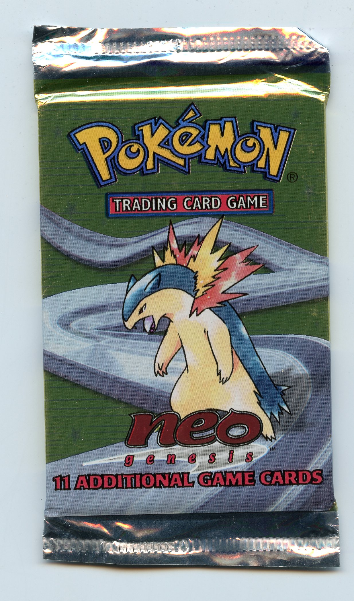 Neo Genesis Sealed Booster Pack Typhlosion Artwork