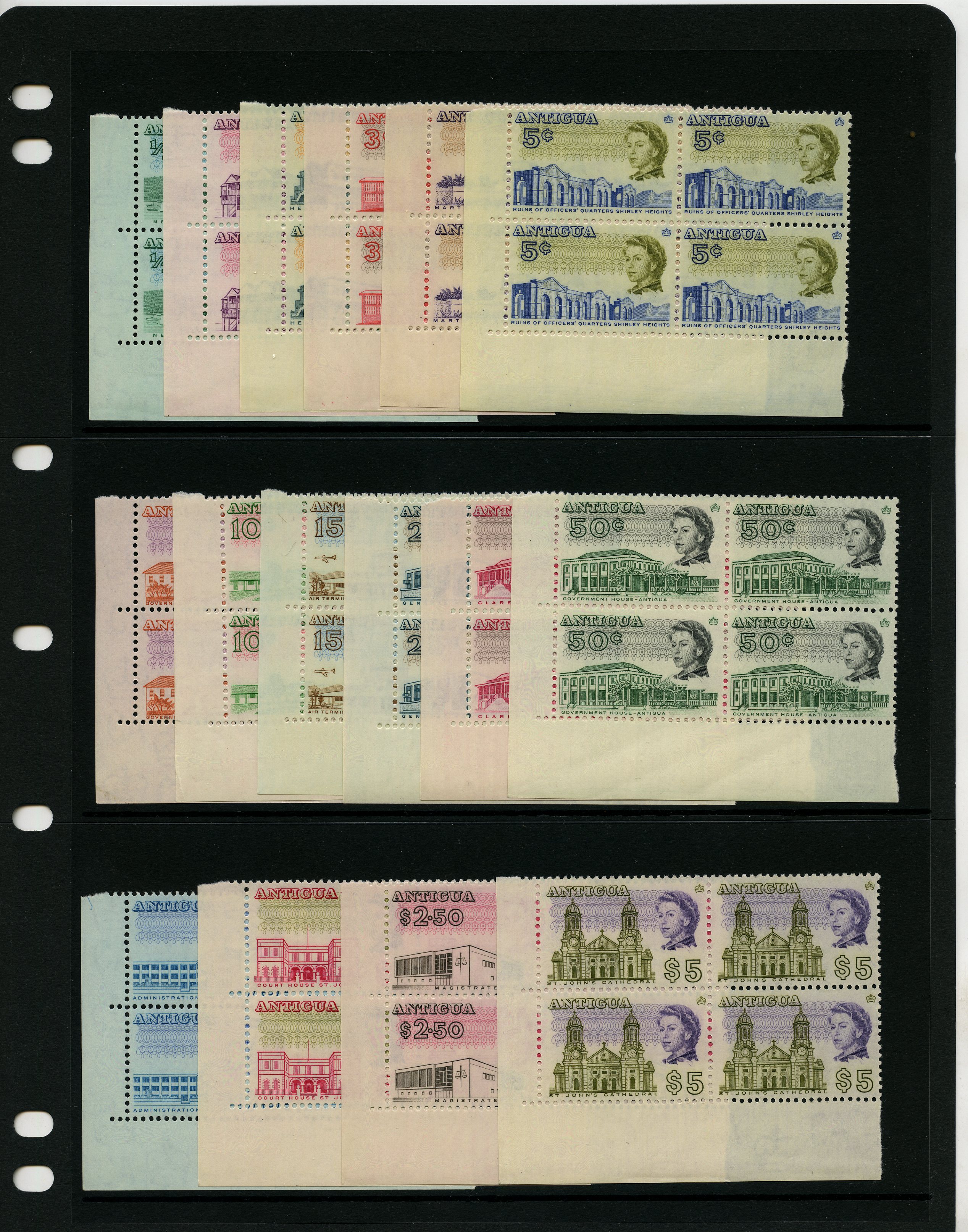 1966 original ordinary paper set of sixteen...