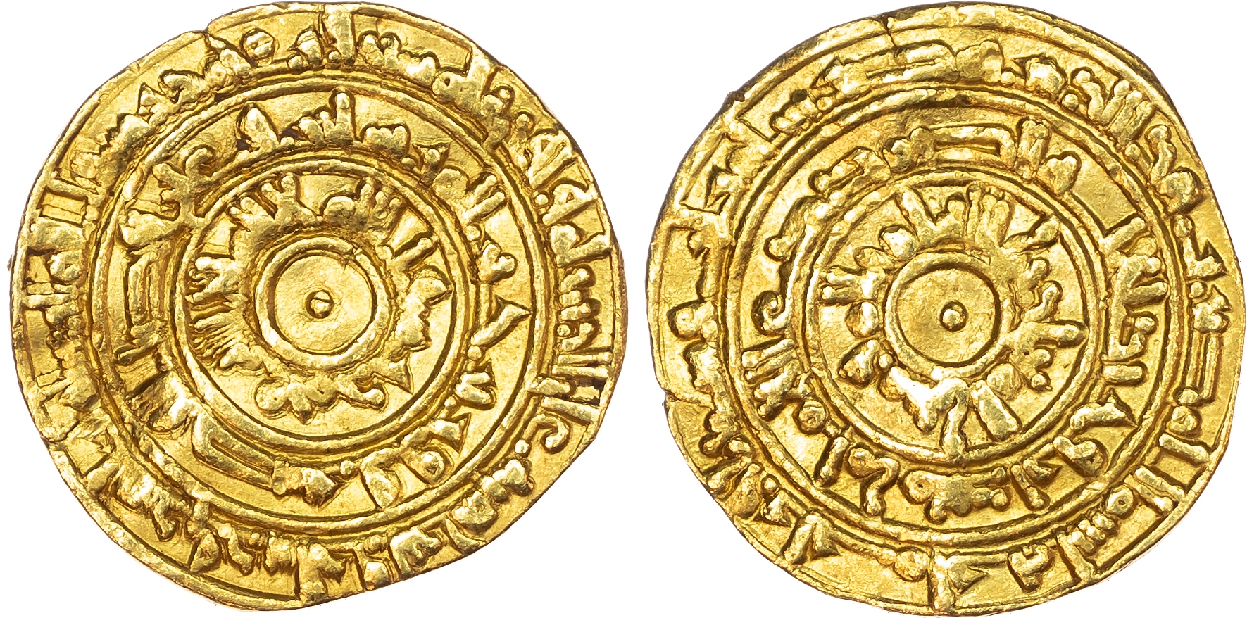 Fatimid, al‑Mu’izz (AH 341‑365 / 953‑975 AD), gold Dinar, AH 363 / 973/4 AD, Misr