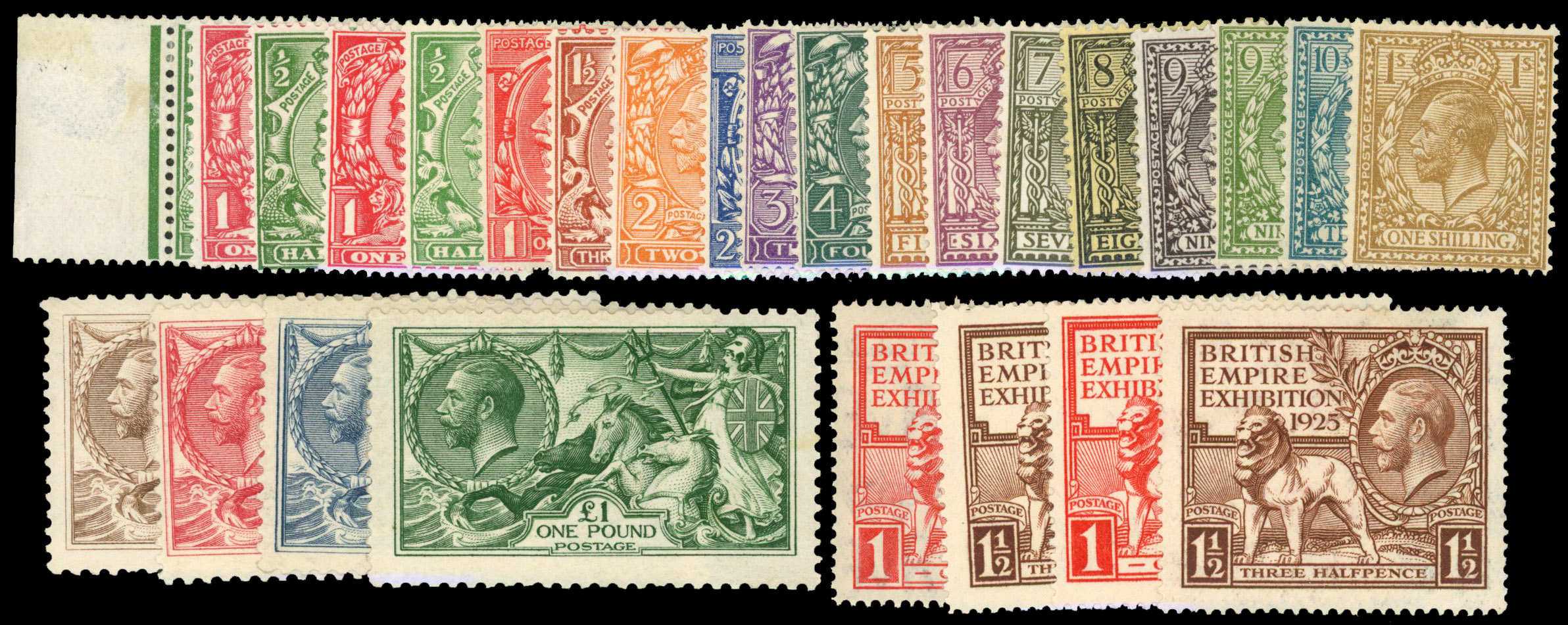 1911-35 mint KGV collection on stockcards