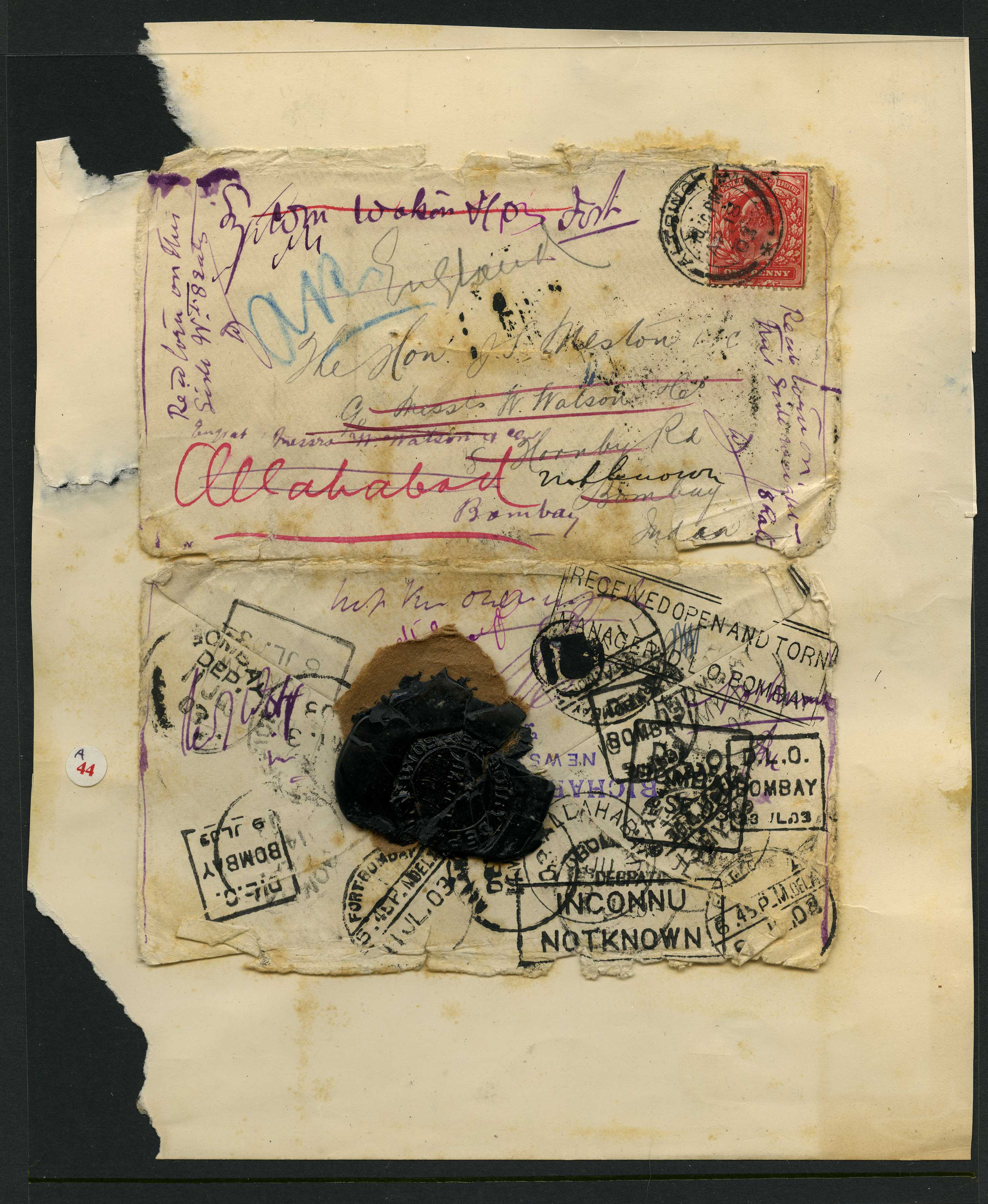 POSTAL HISTORY: 1902 and 1903 opened...