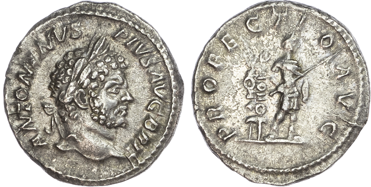Caracalla (AD 198-217) AR Denarius, Rome, AD 212-213, 3.02g. 