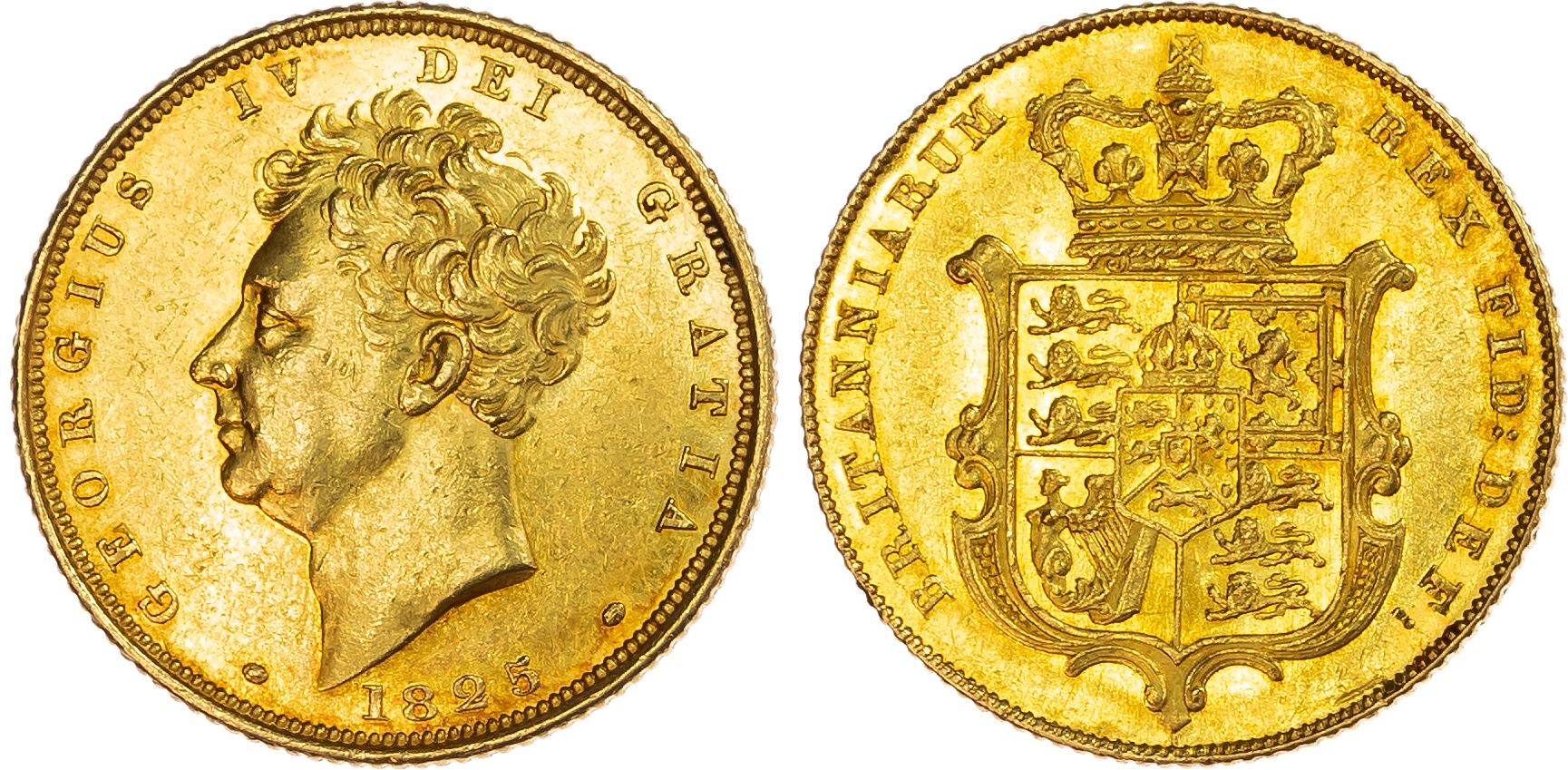 1825 BH George IV Sovereign