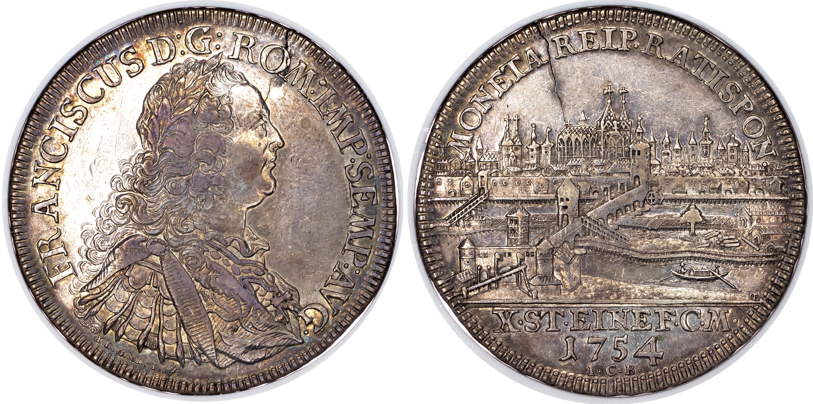 Germany, Regensburg, silver Taler, 1754