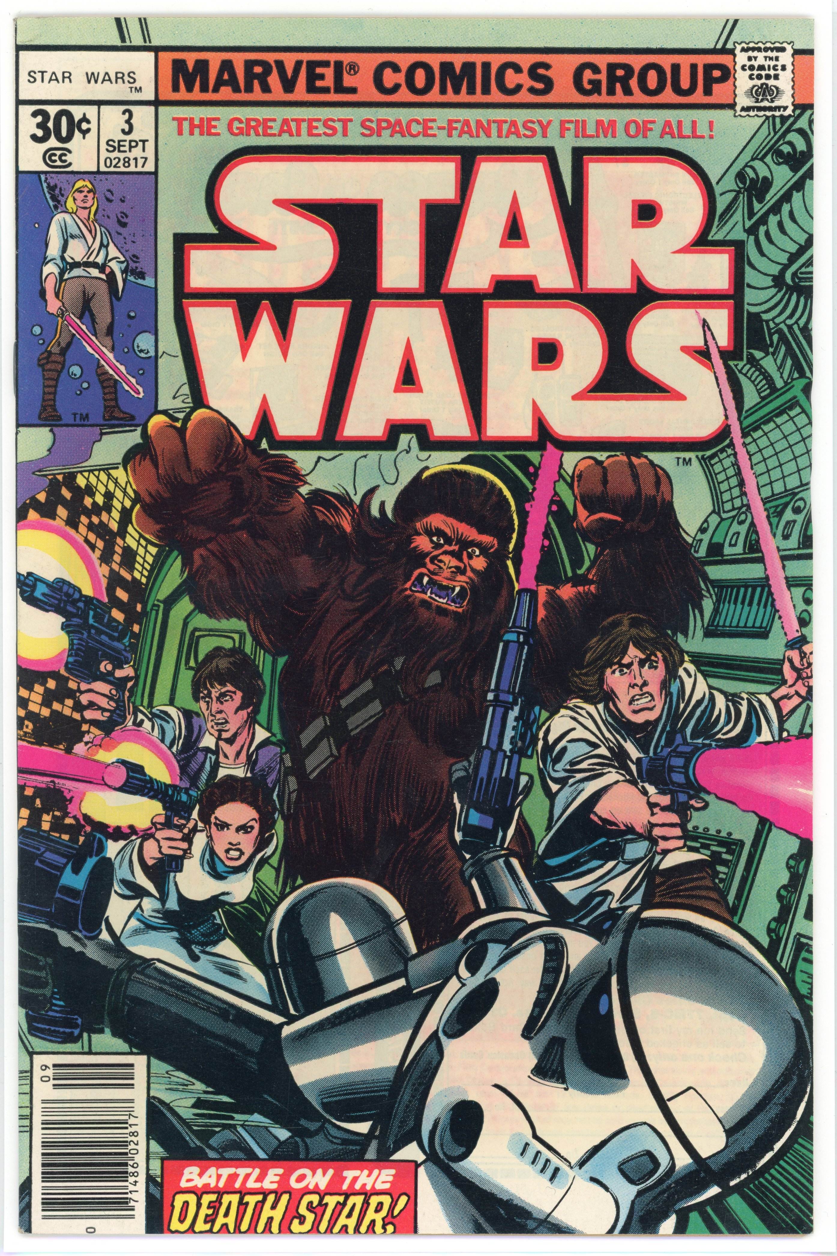 Star Wars #3 (Marvel Comics, 1977) Part 3 to A New Hope movie adaptation
