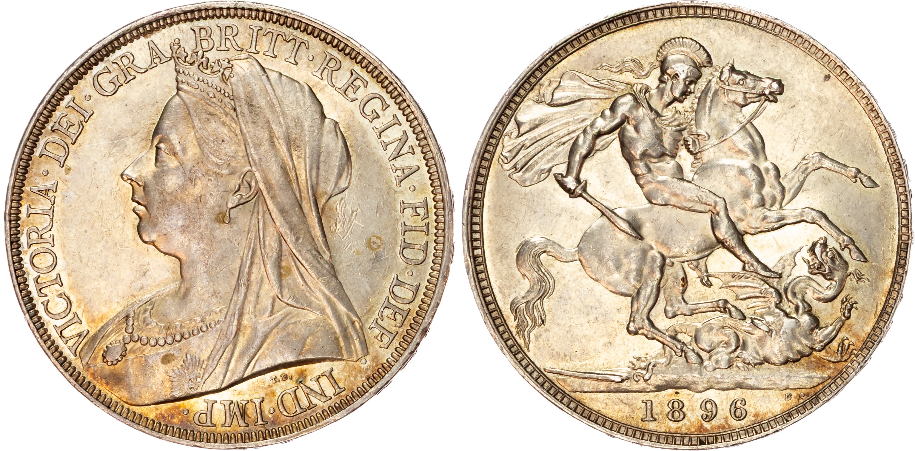 Victoria (1837-1901) Crown, 1896, LX. 