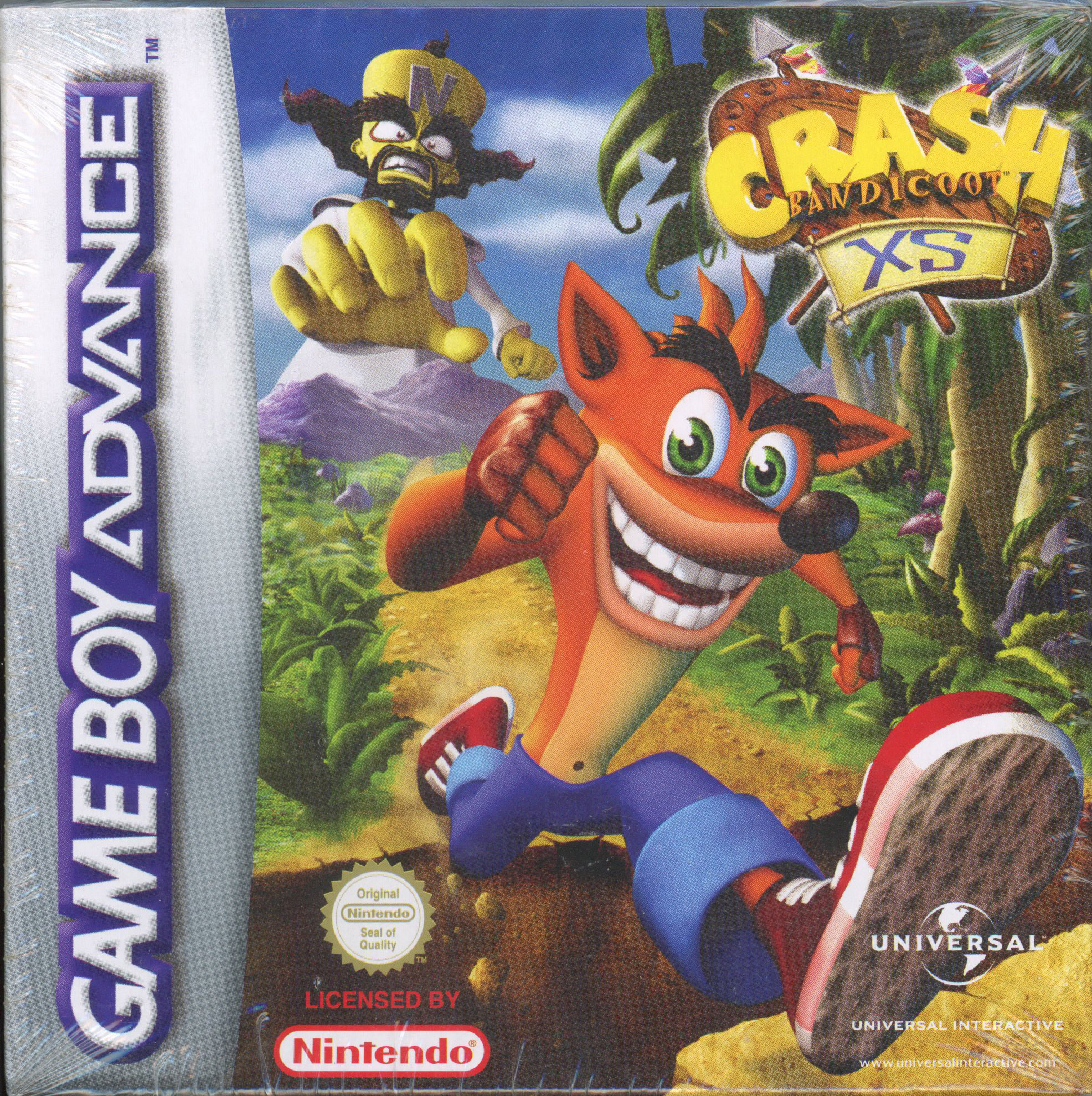 Nintendo - Crash Bandicoot XS - Game Boy Advanced - Factory Sealed