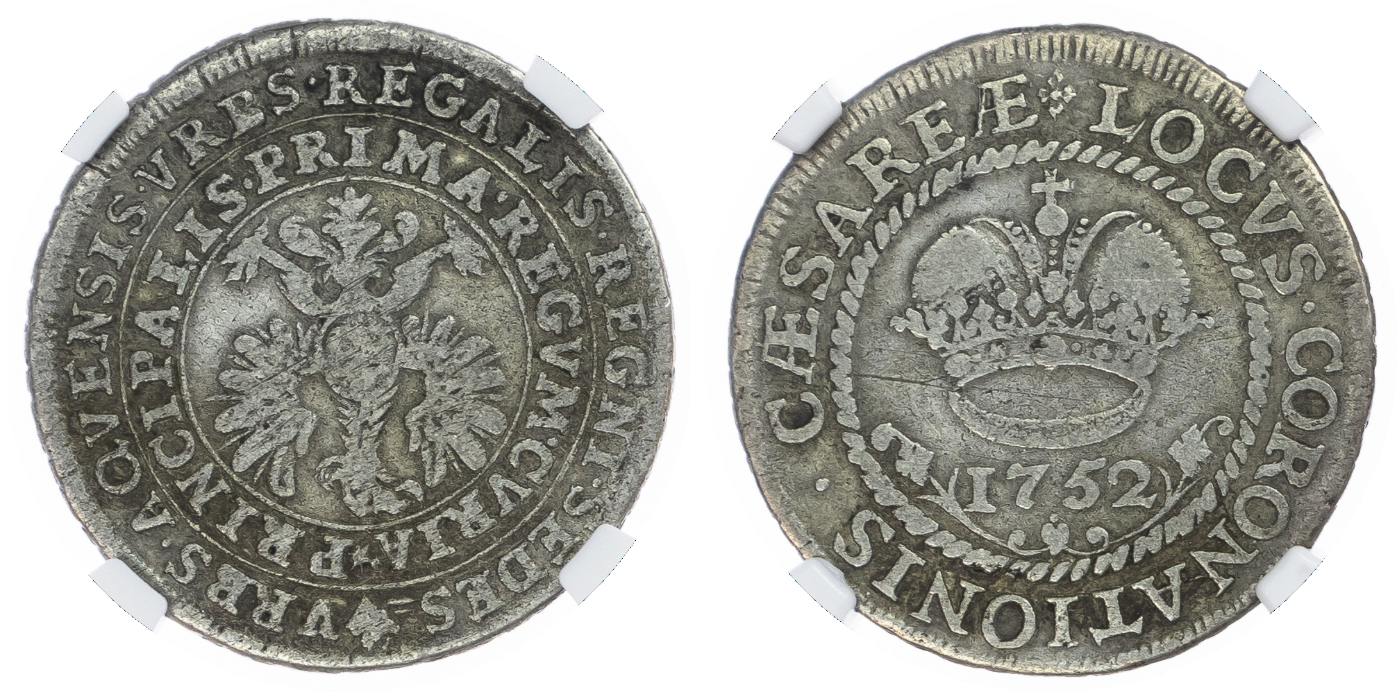 Germany, States. Aachen AR 16 Marck. 1752. 