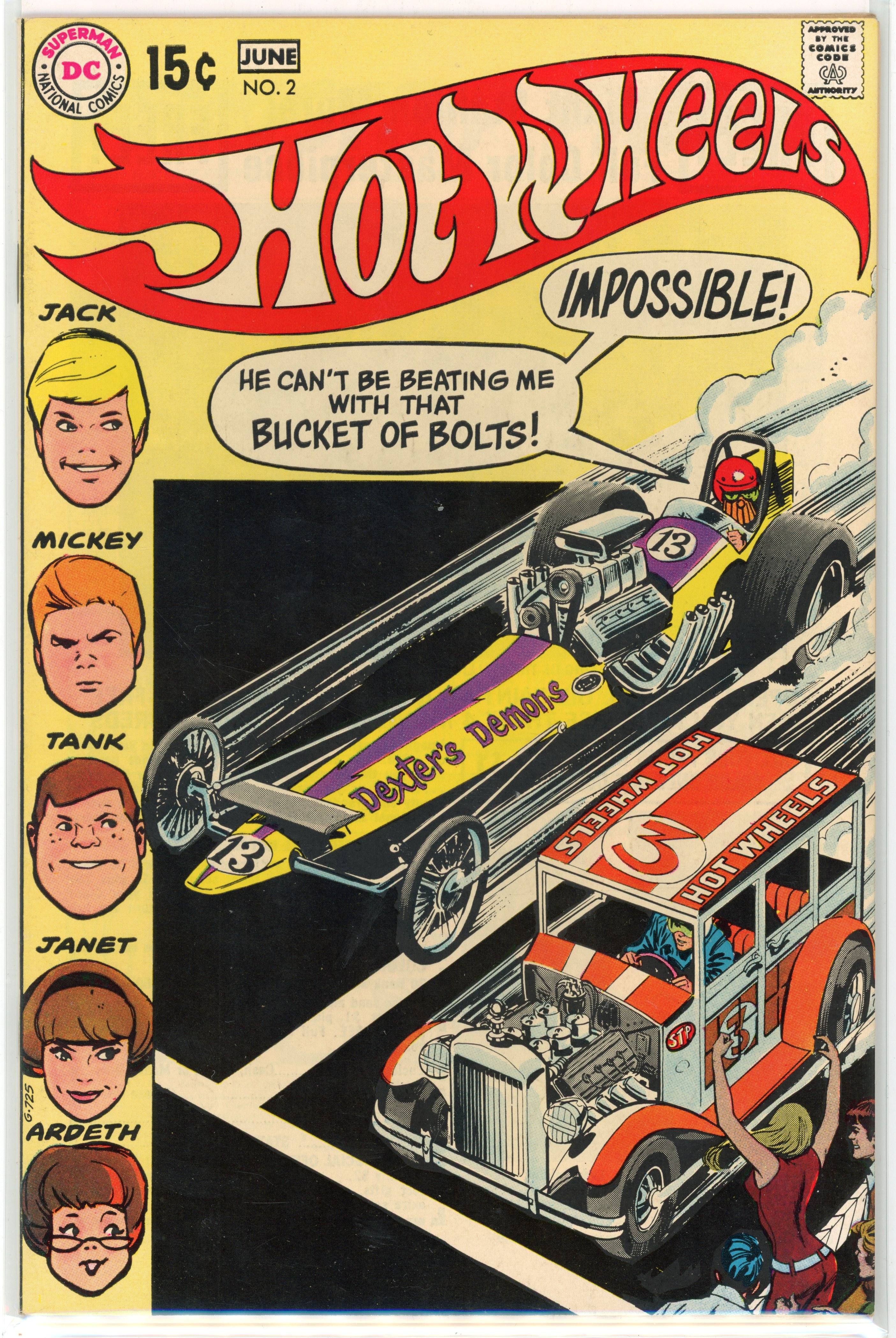 Hot Wheels #2 (DC Comics, 1970)