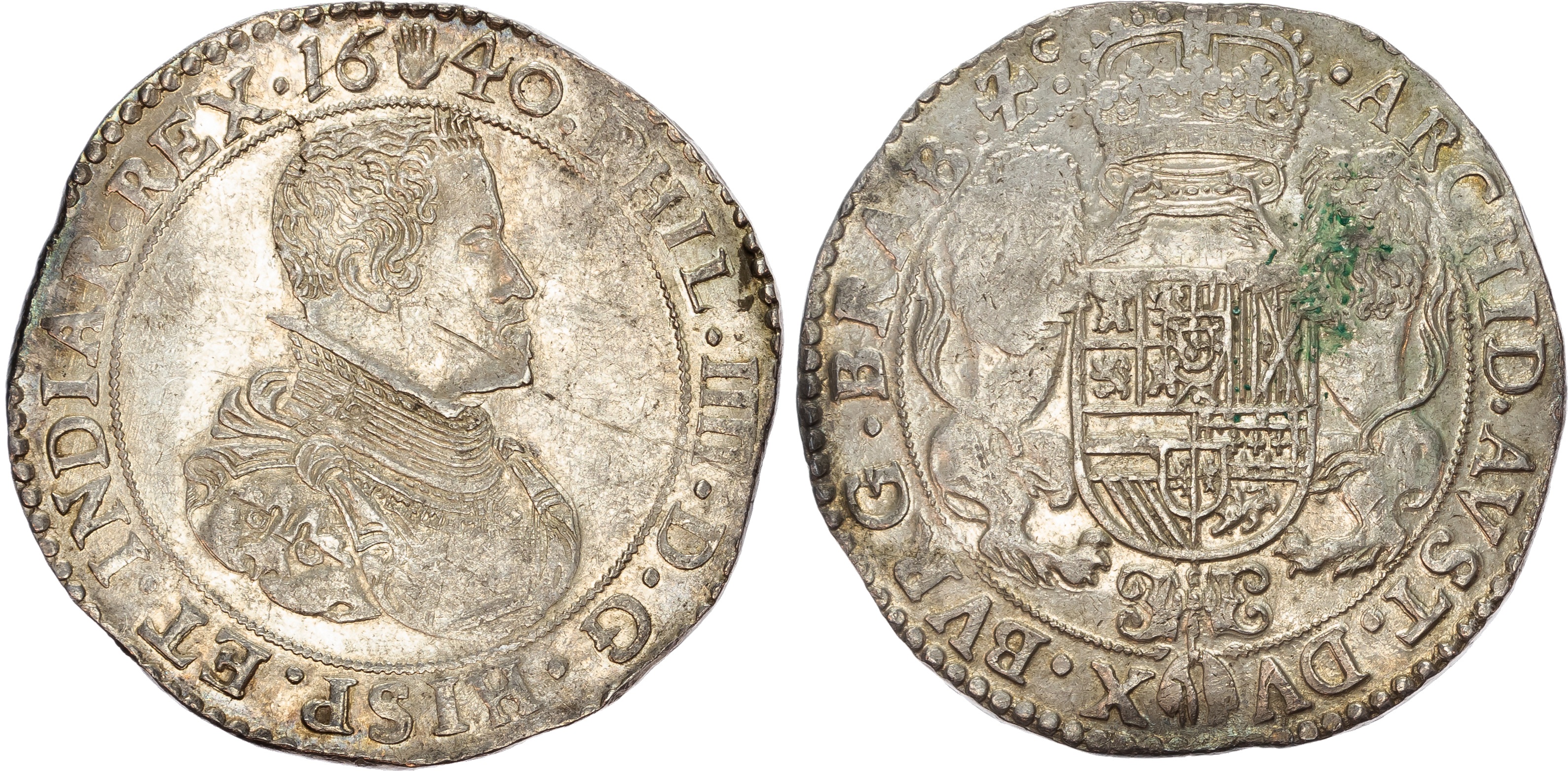 Spanish Netherlands, Brabant, Philip IV (1621-1655), silver Ducaton, 1640