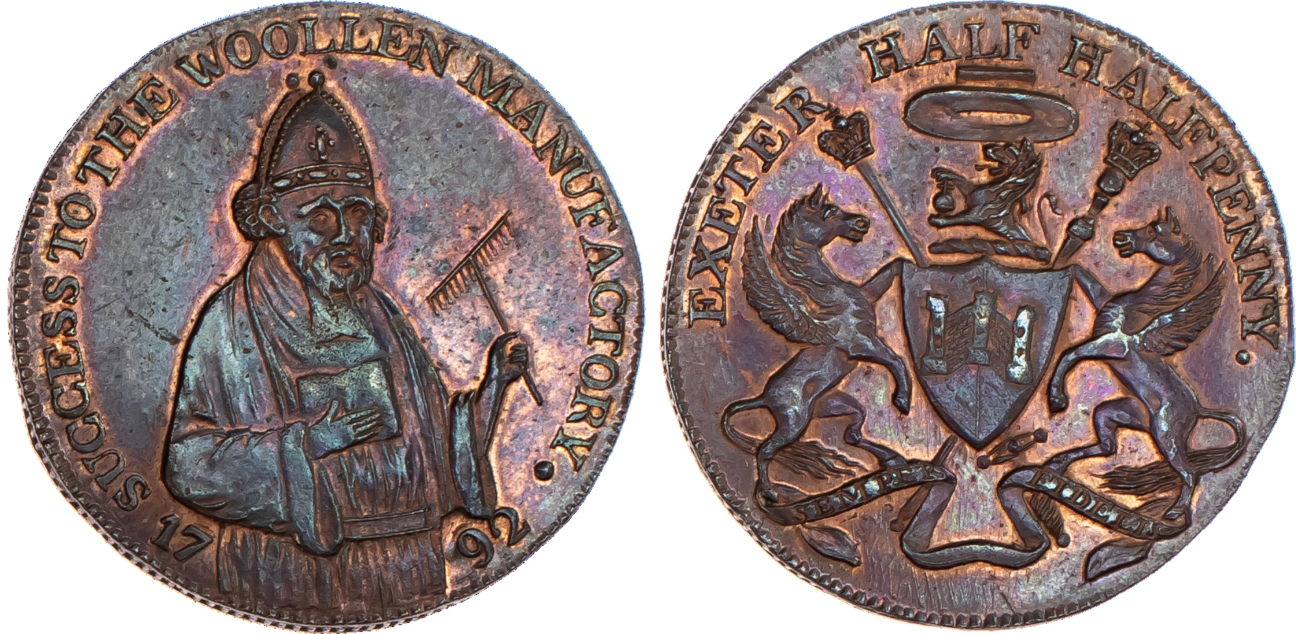 Exeter, Another similar, but date 1792...