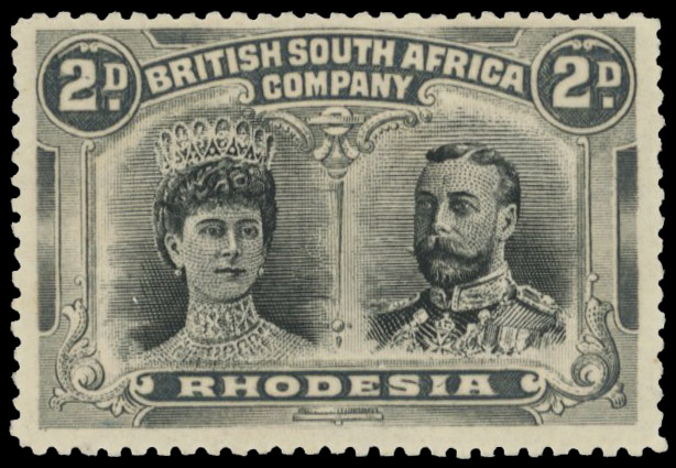 2d black and grey-black RSC G, position 14 mint