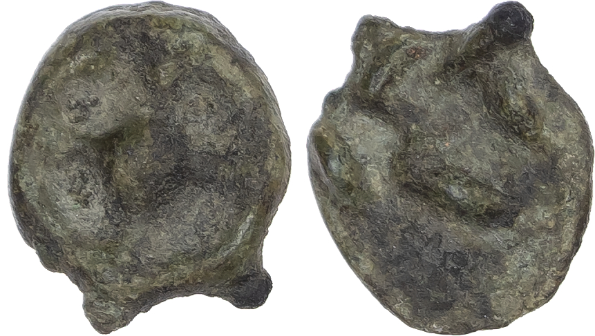 Moesia, Istros Cast Æ 14mm. 5th - 4th centuries BC. 