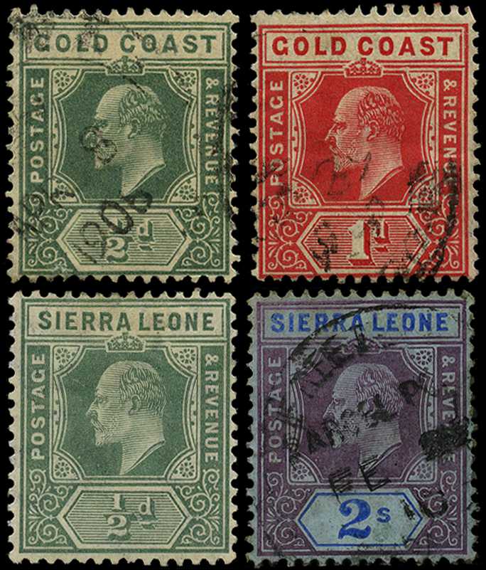 Gold Coast and Sierra Leone Spaven flaws....