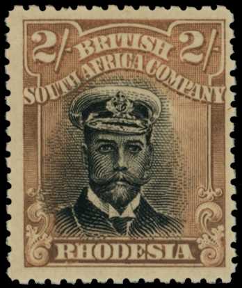 1917-20 2/- Head Die IIIA, perf 14....