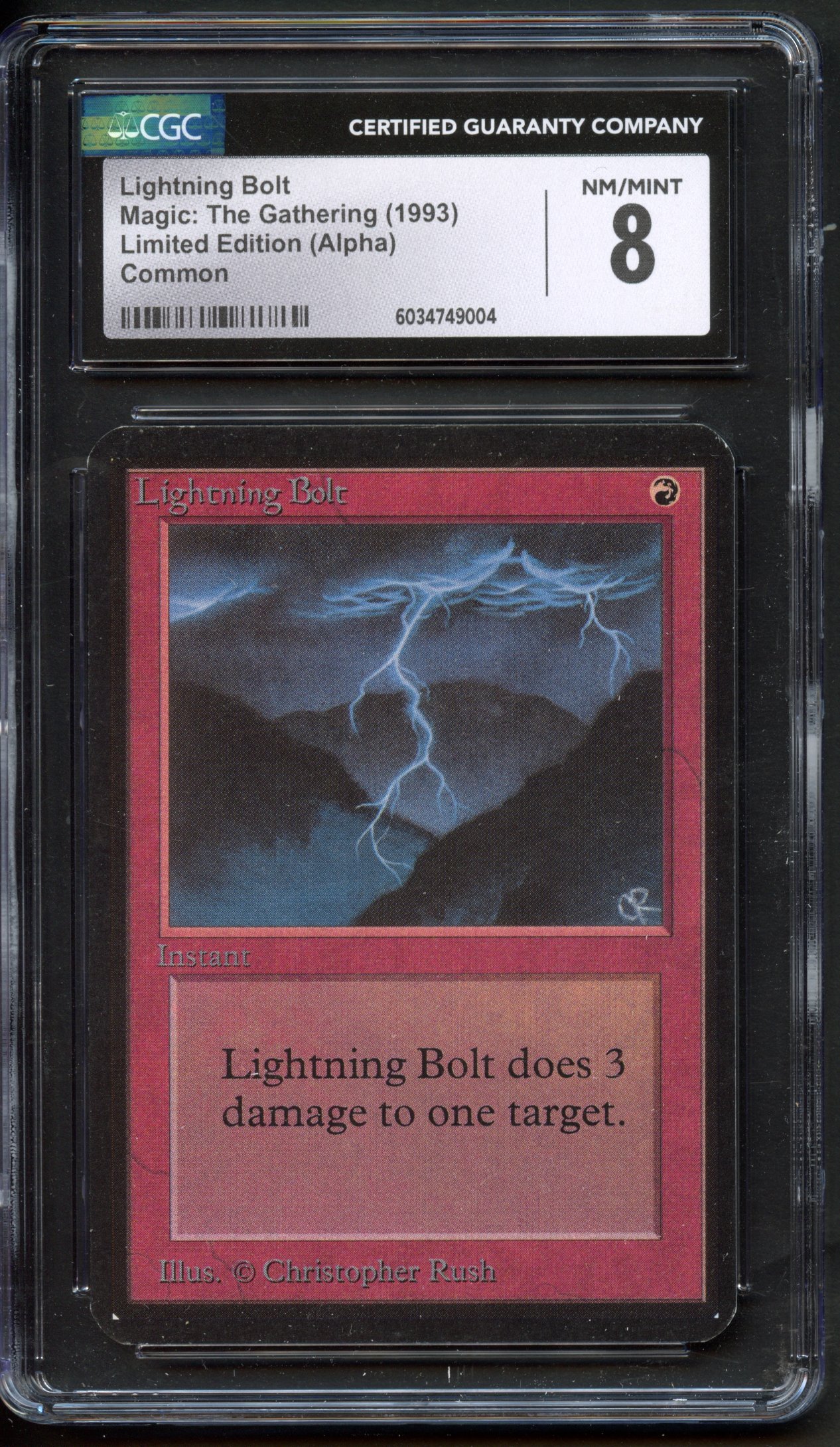 CGC 8 Lightning Bolt - Limited Edition Alpha