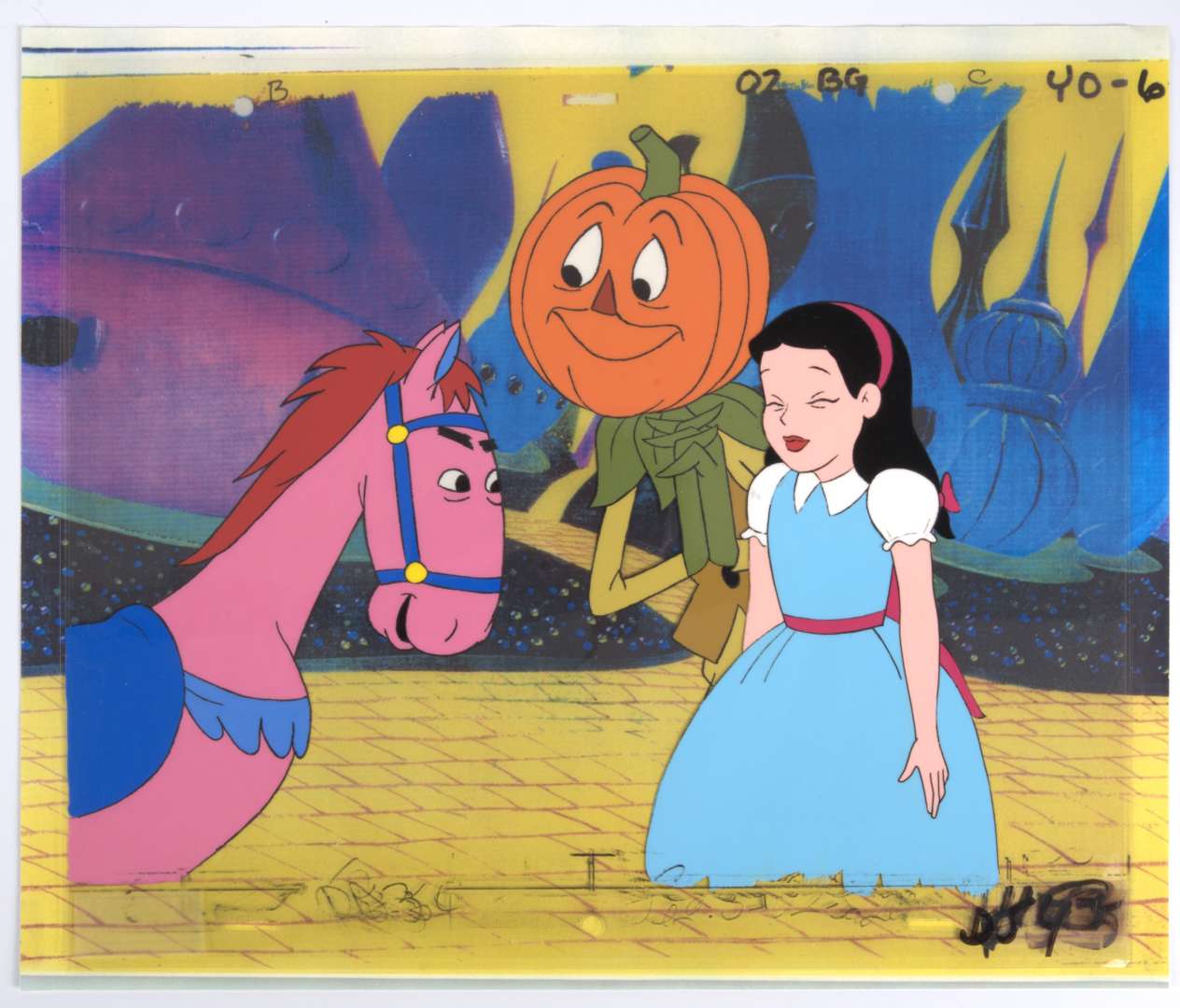 Journey Back To Oz Original Hand Painted Production Cels (Filmation, 1972) Total 3