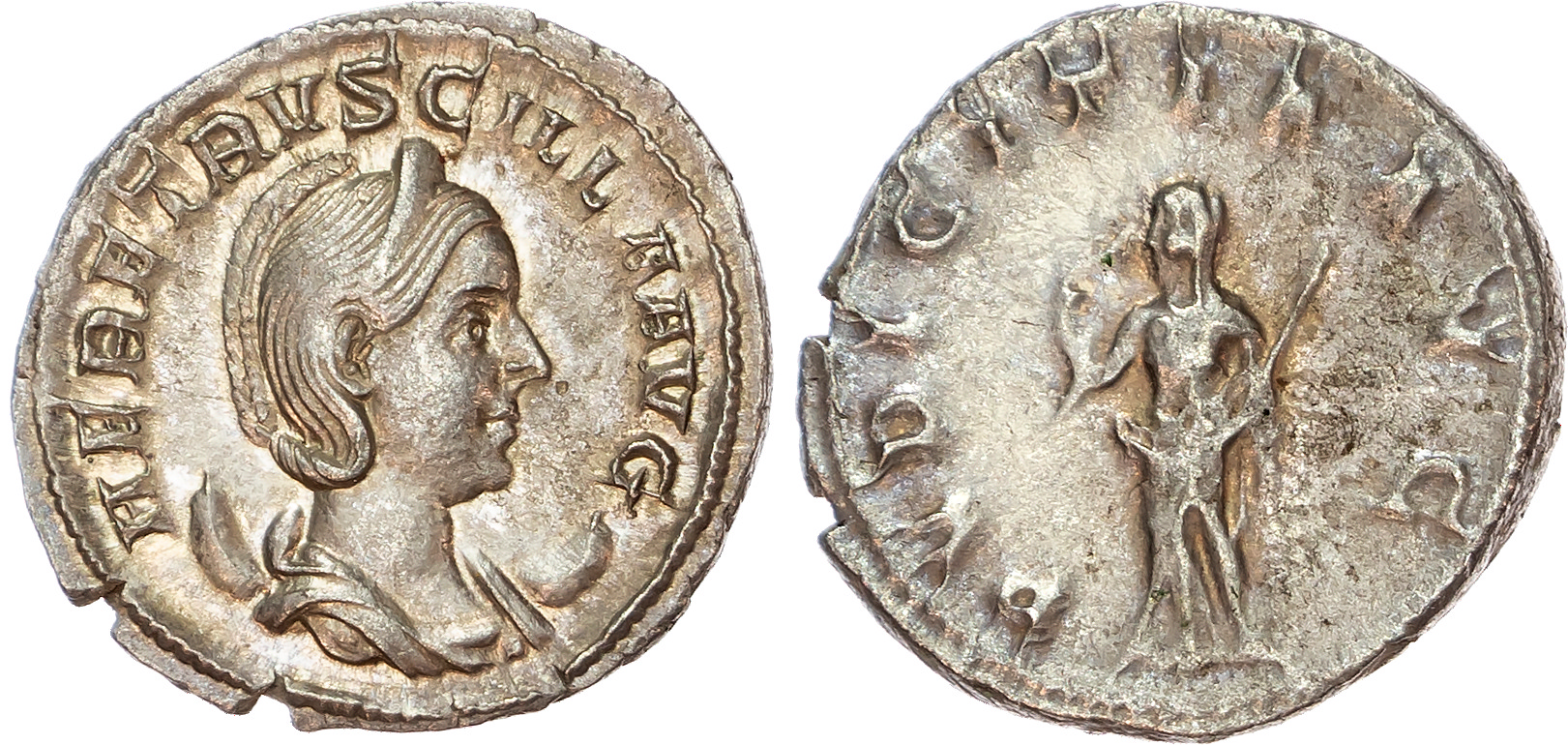 Herennia Etruscilla (wife of Trajan Decius) AR Antoninianus, Rome, AD 249-251, 4.62g. 