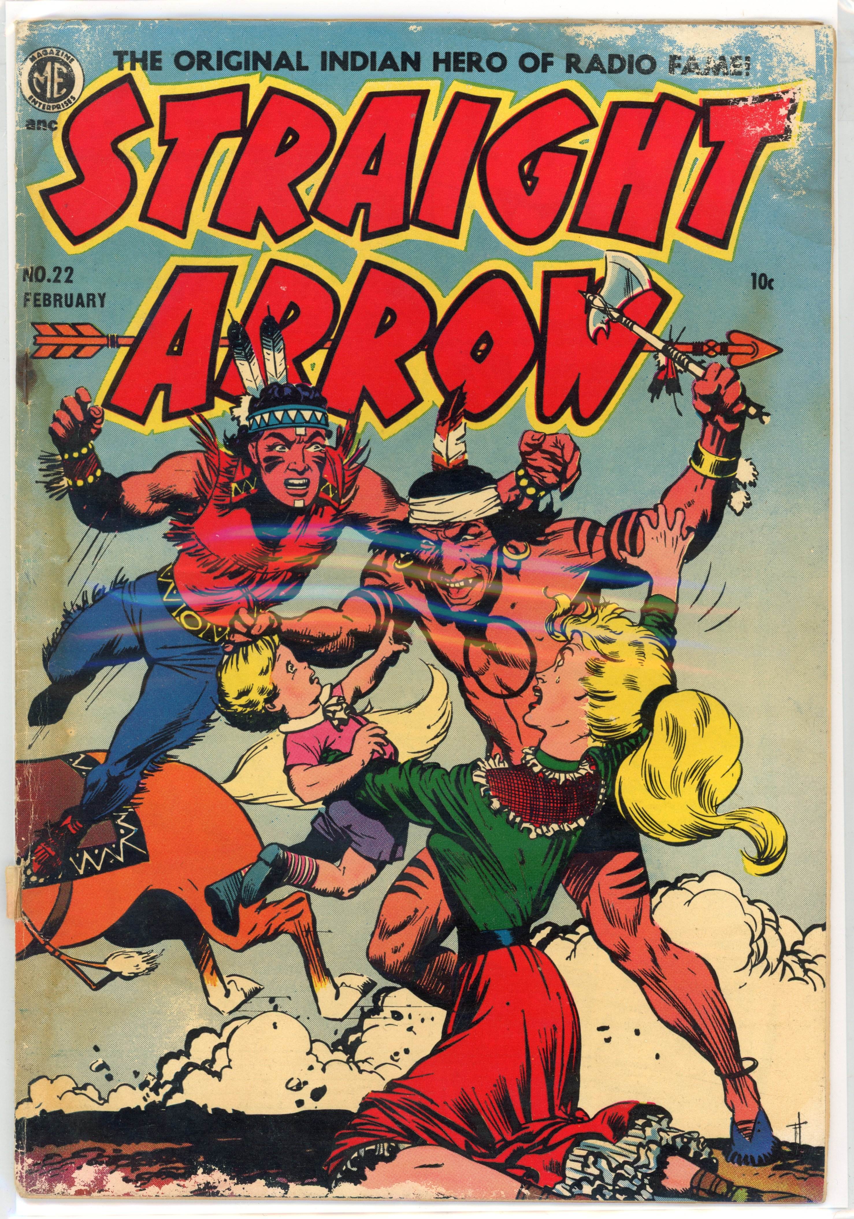 Straight Arrow #22 (Magazine Enterprises, 1954)