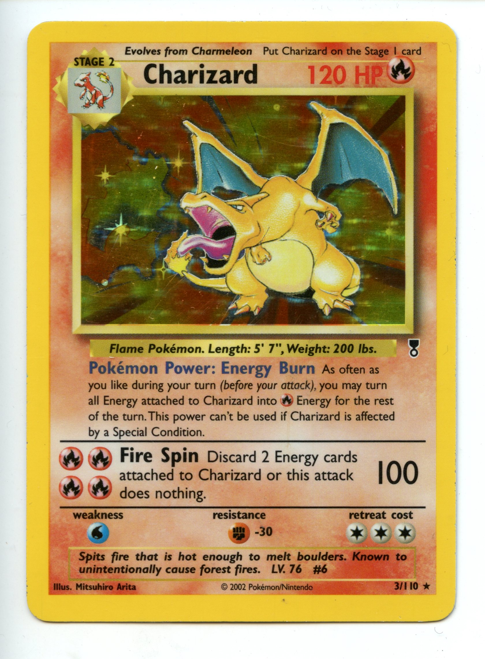 Pokémon TCG - Charizard Legendary Collection Holo - 3/110