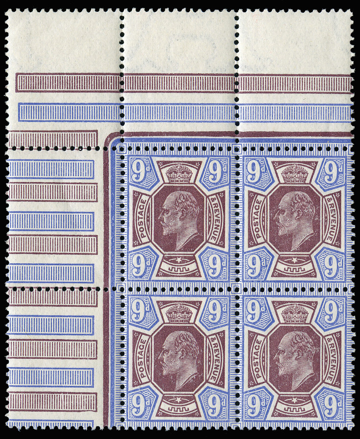 GB 1911 SG306a Mint Unused o.g. block of four
