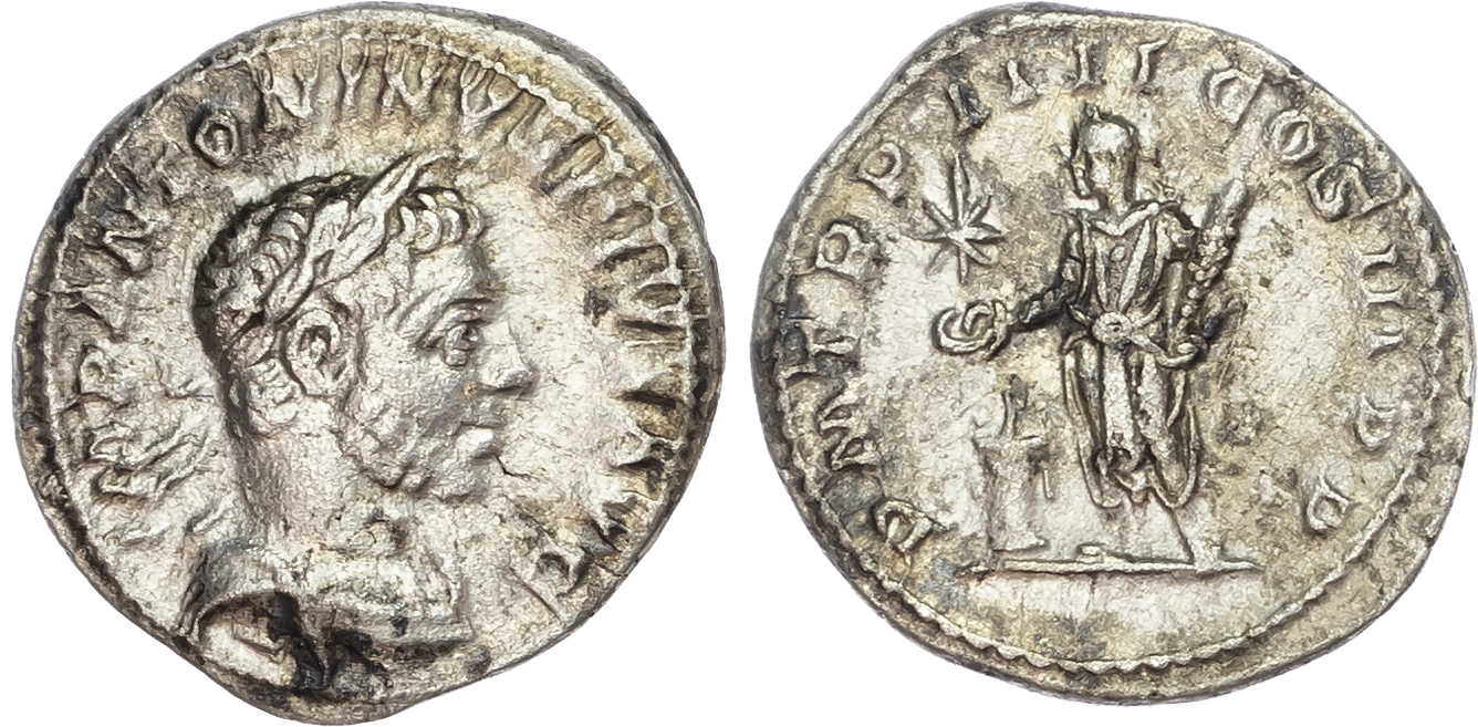 Elagabalus (AD 218-222) AR Denarius, Rome, AD 221, 2.23g.