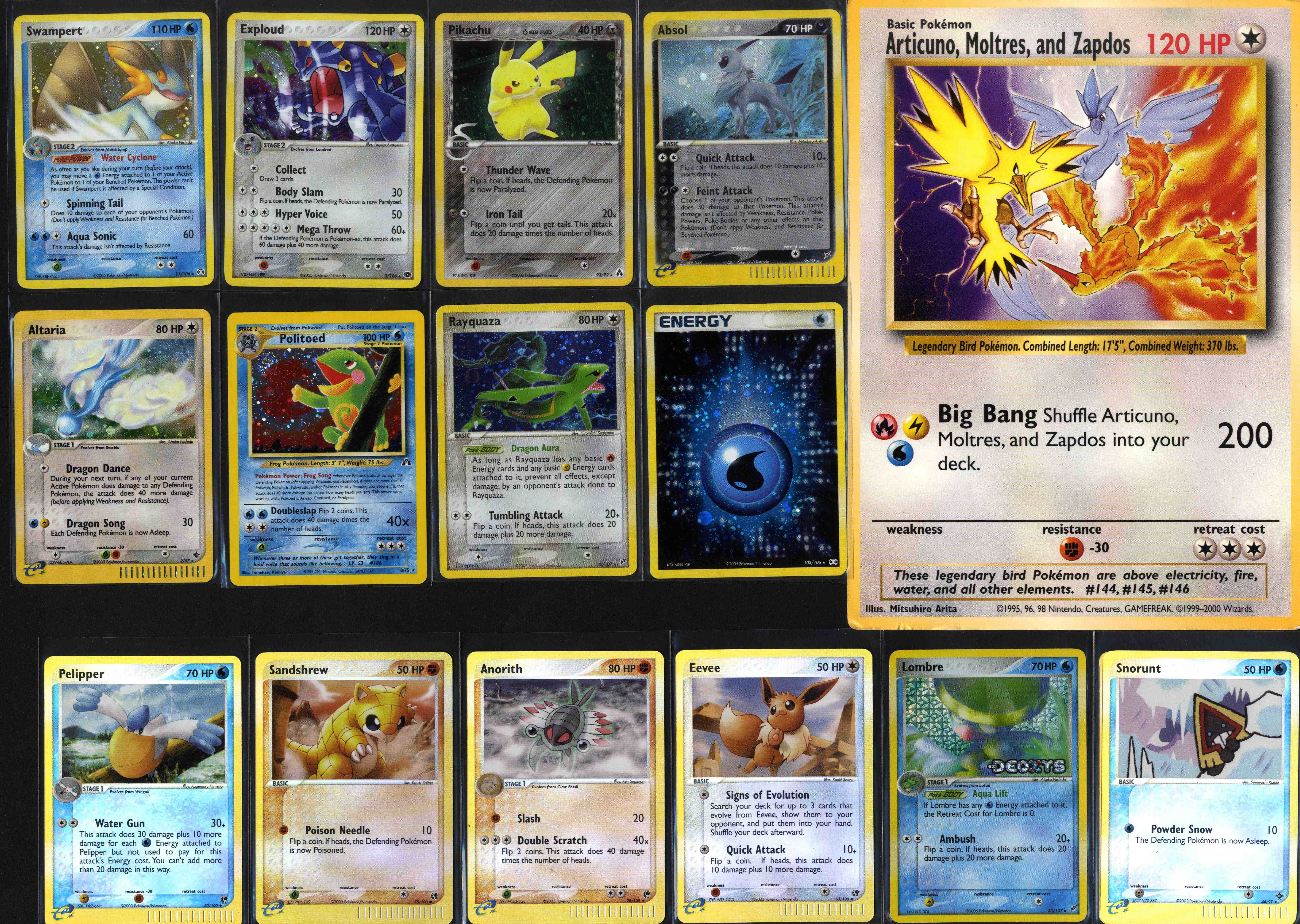 Early 2000s Collection - Including Rares, Holos, and Reverse Holos