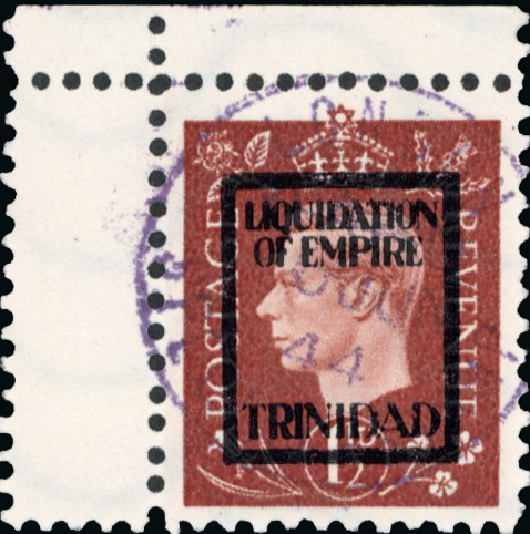 German Propaganda Forgeries; Trinidad set used