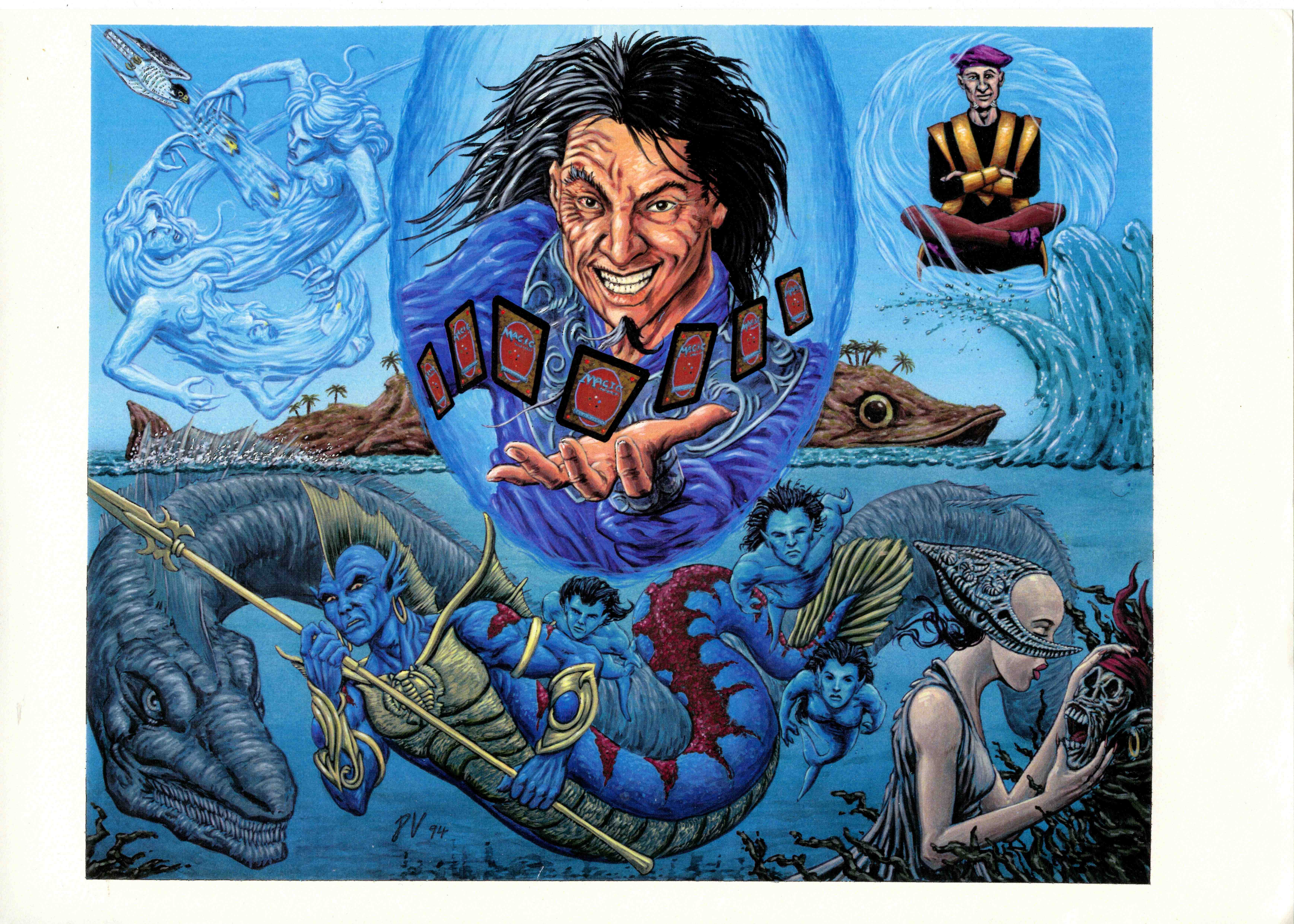 Magic the Gathering - Artist Archival Material by Pete Venters