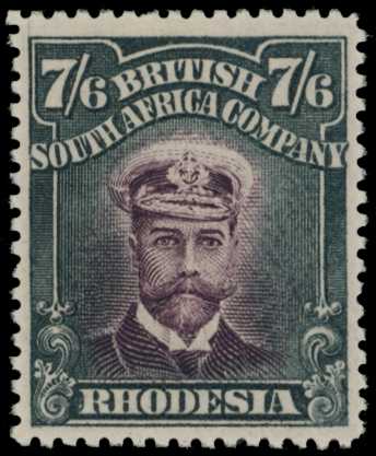 1913-7 7/6d Head Die II, perf 15. Large...