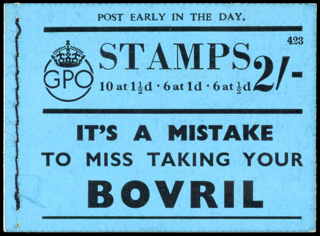 1938 2s Booklet (Edition 423). A fine and fresh example