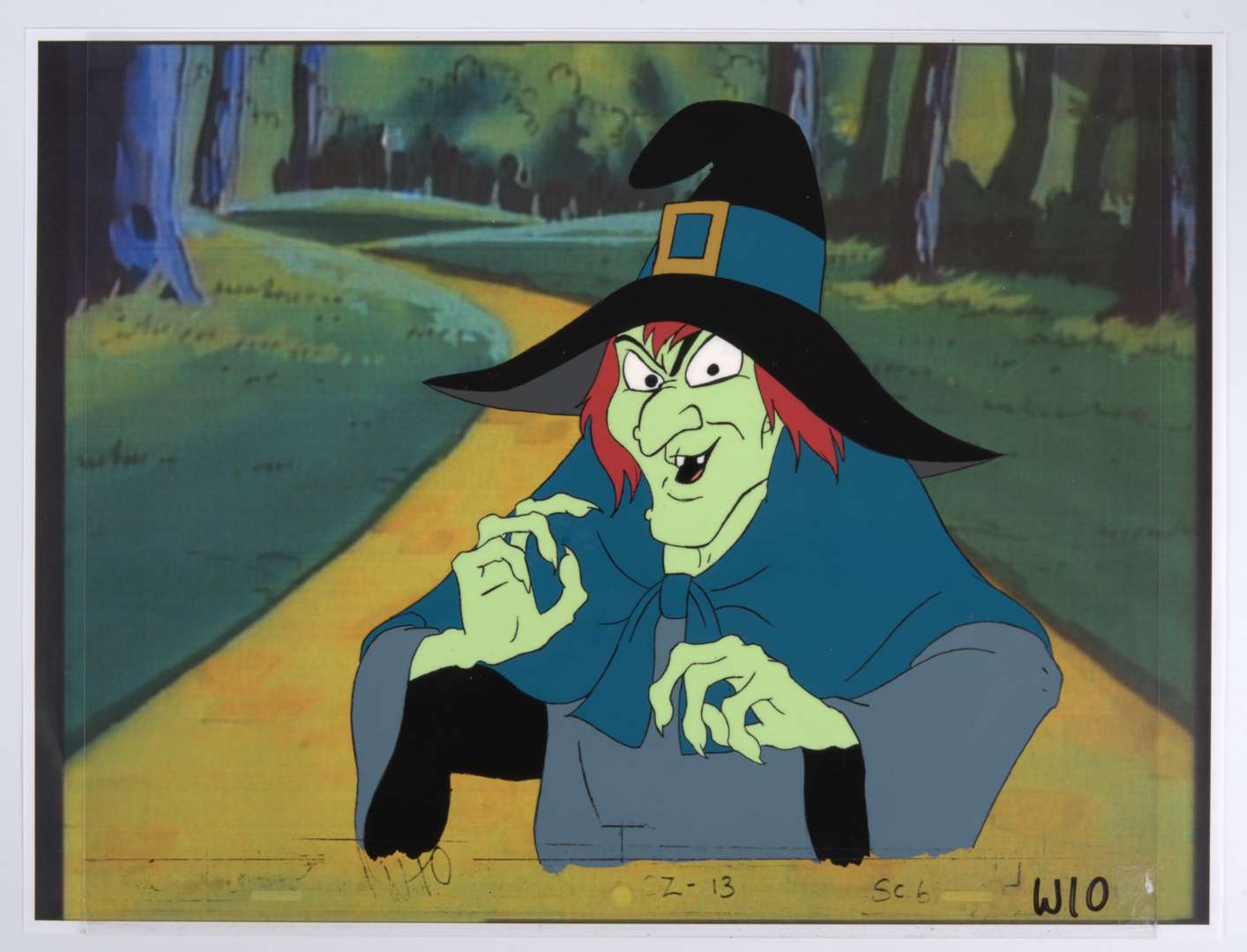 Journey Back to Oz Original Dorothy, Jack, Wicked Witch and Wooden-Head Production Cels (Filmation, 1972) Total 3