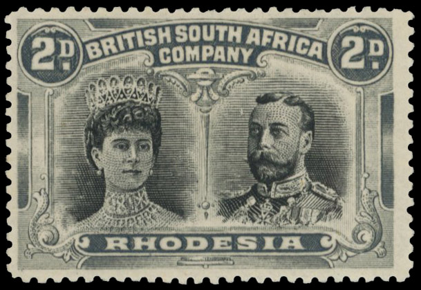 2d black and grey-black RSC F, position 38 mint