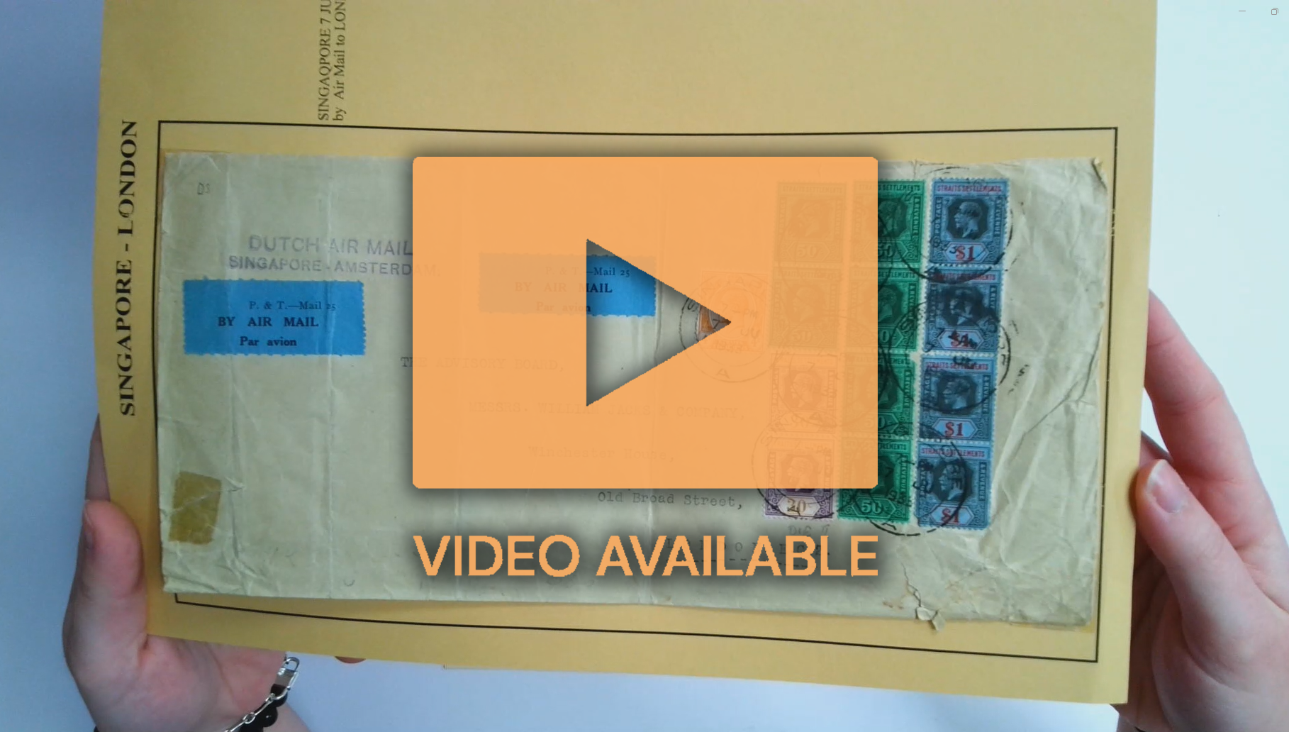 Malaya Straits Settlements small group of postal history