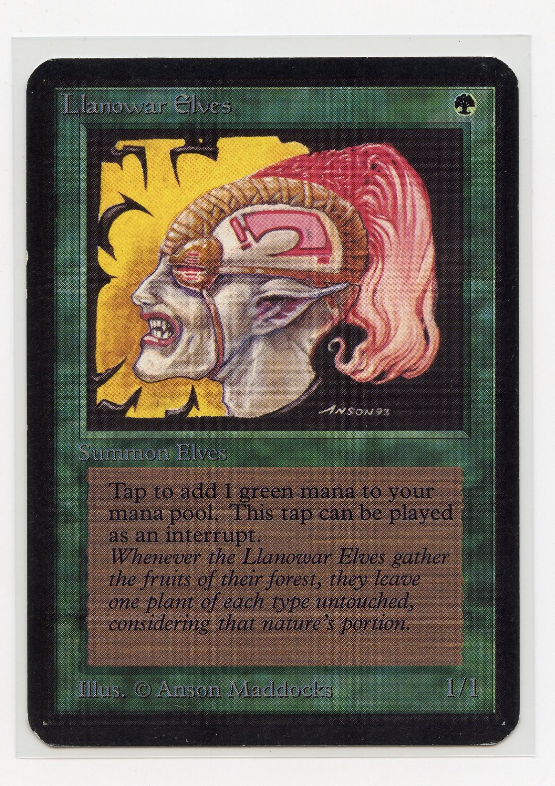 Llanowar Elves - Alpha (GD+)