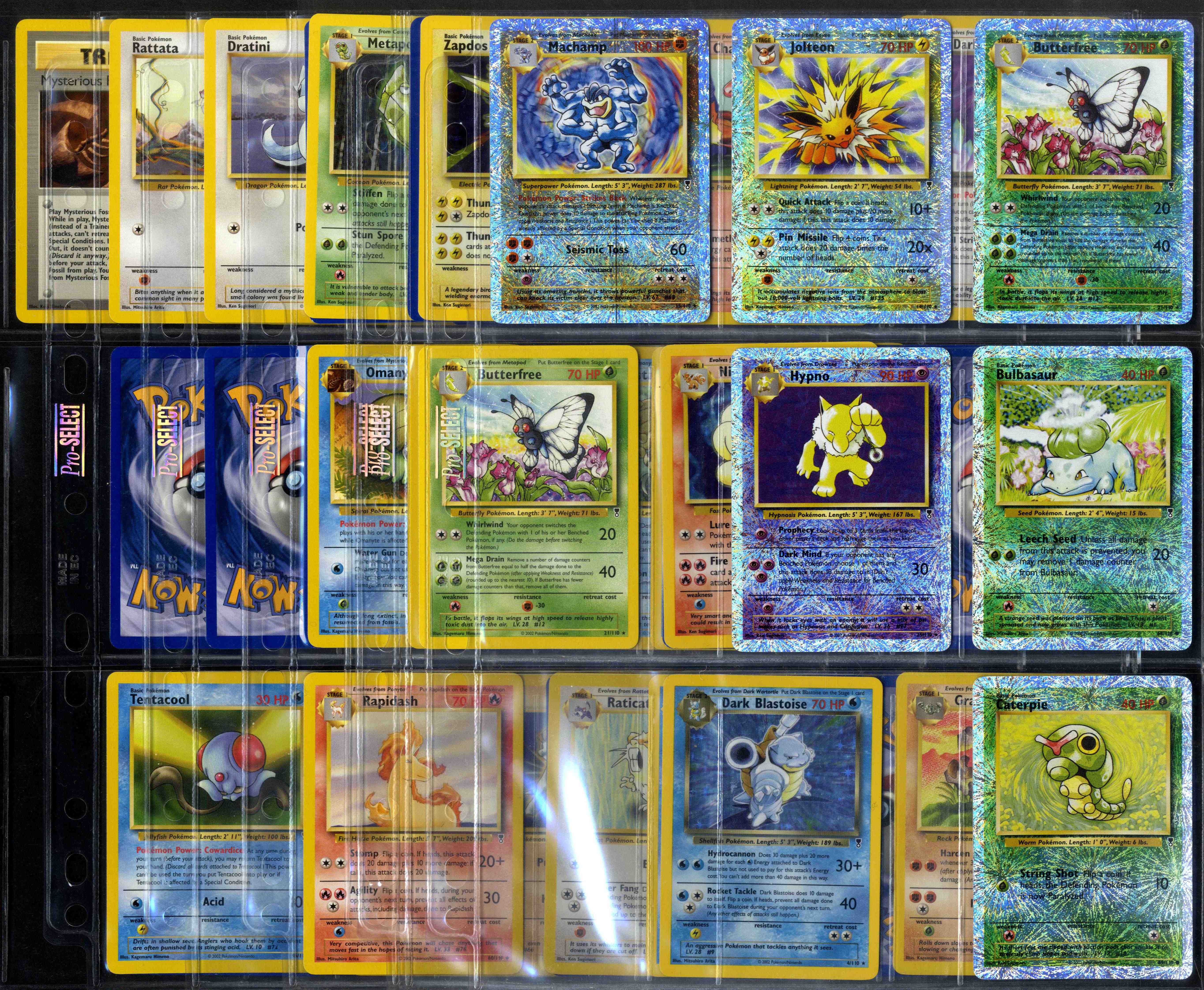 Pokémon TCG - Legendary Collection - Partially Complete Set 51/110