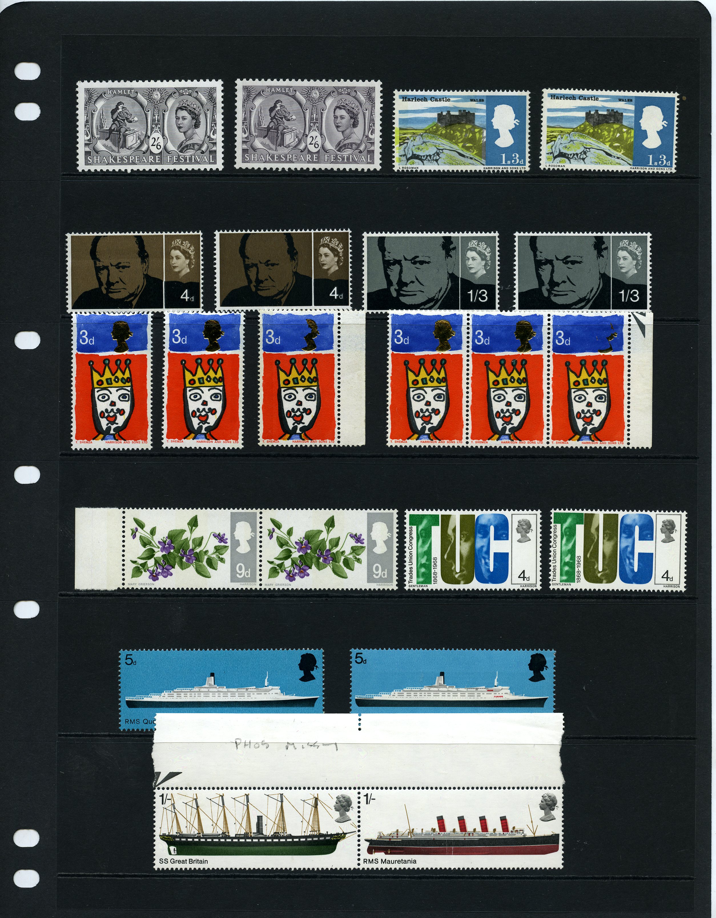 1958-2000 unmounted mint selection of...